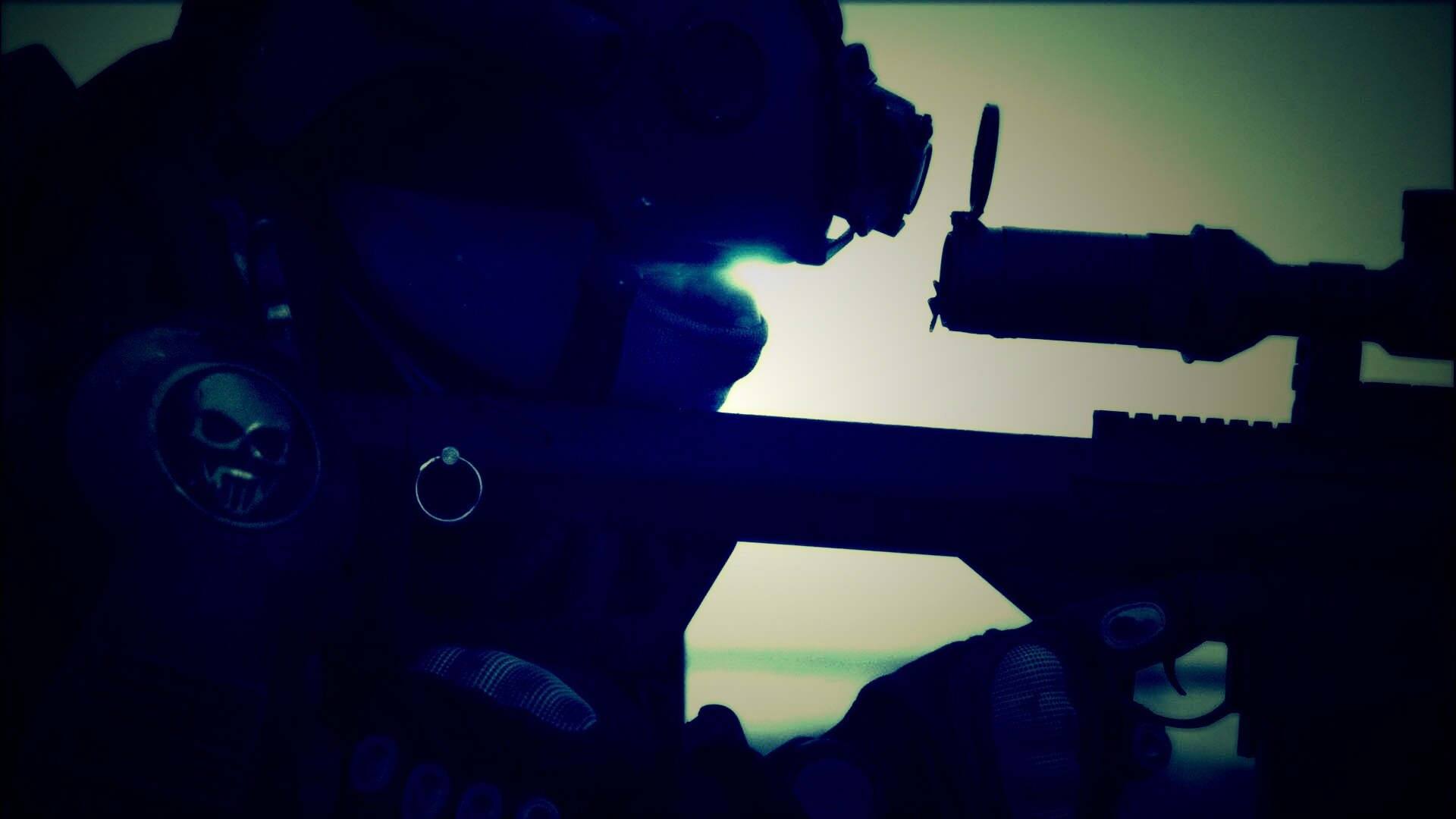 Снайпер за работой обои