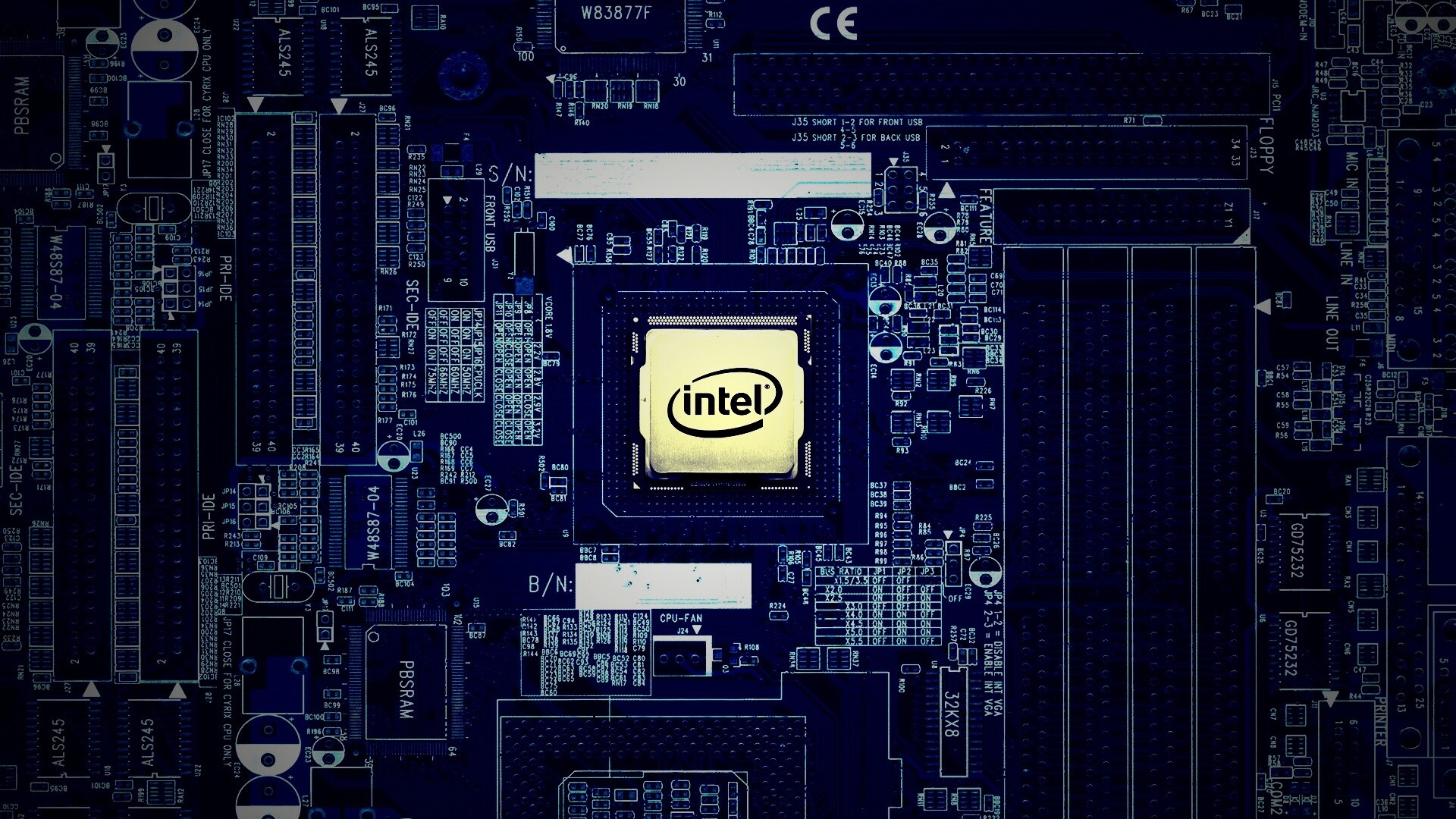 Процессор от Intel обои