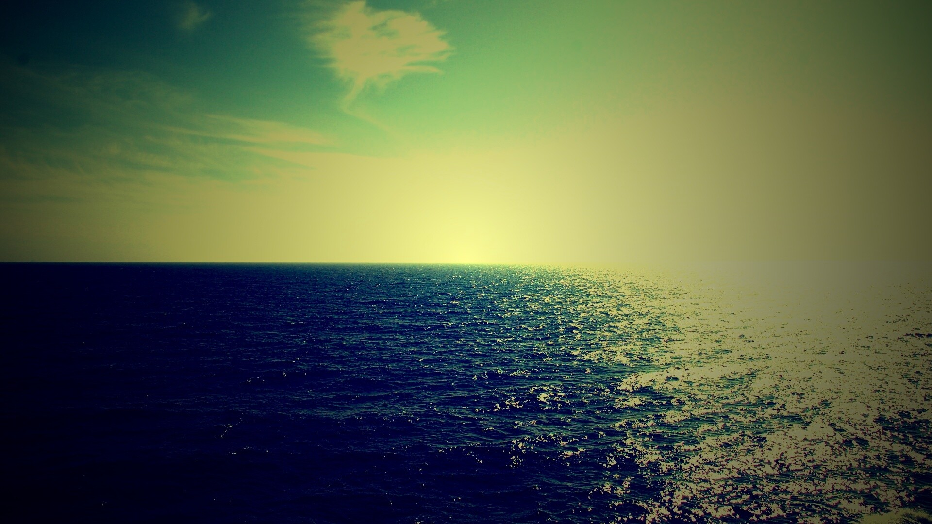 Бескрайнее море обои