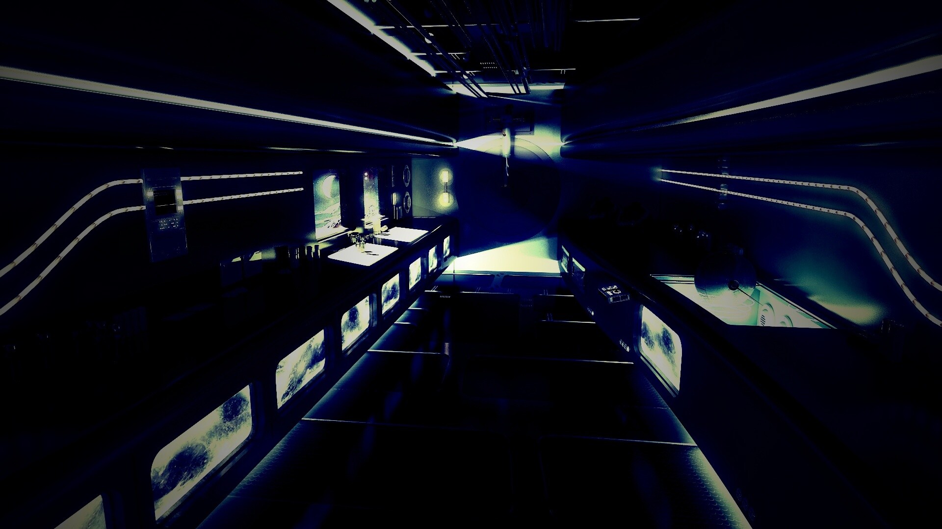 На борту космического корабля обои