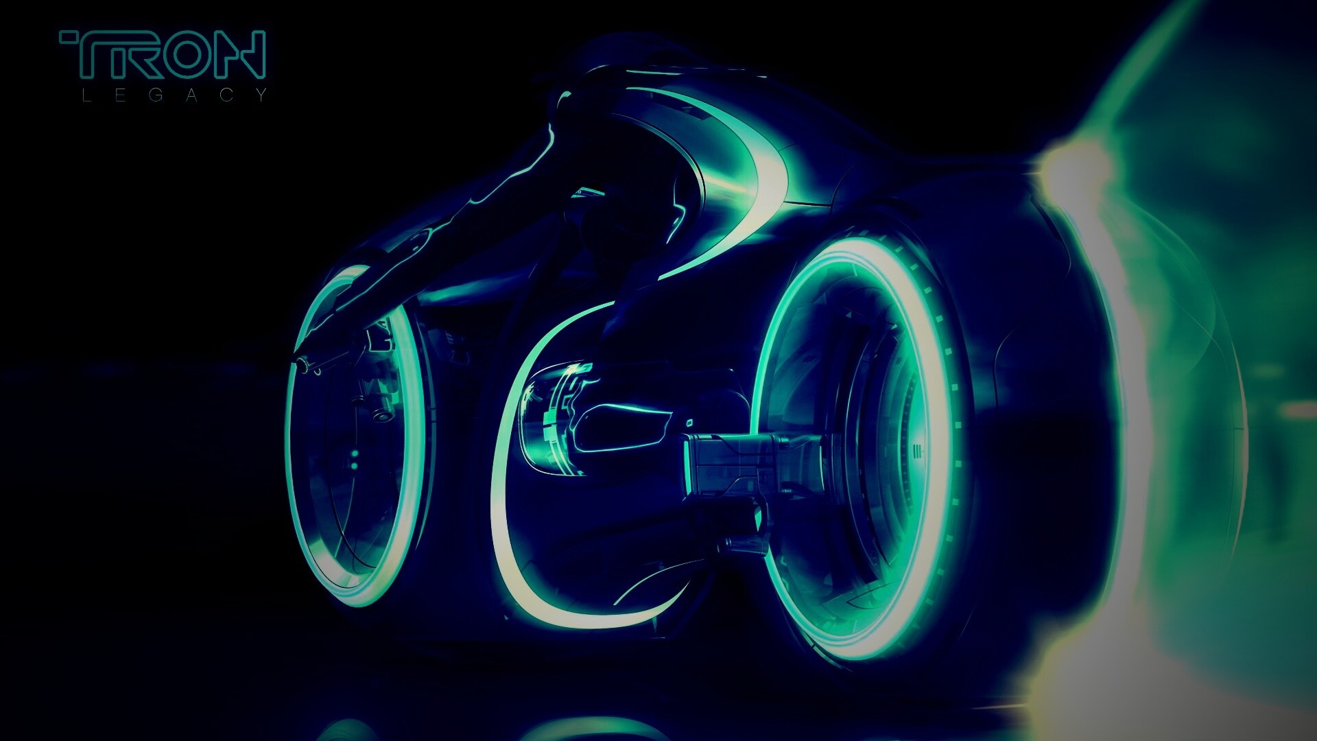 Светоцикл из TRON обои