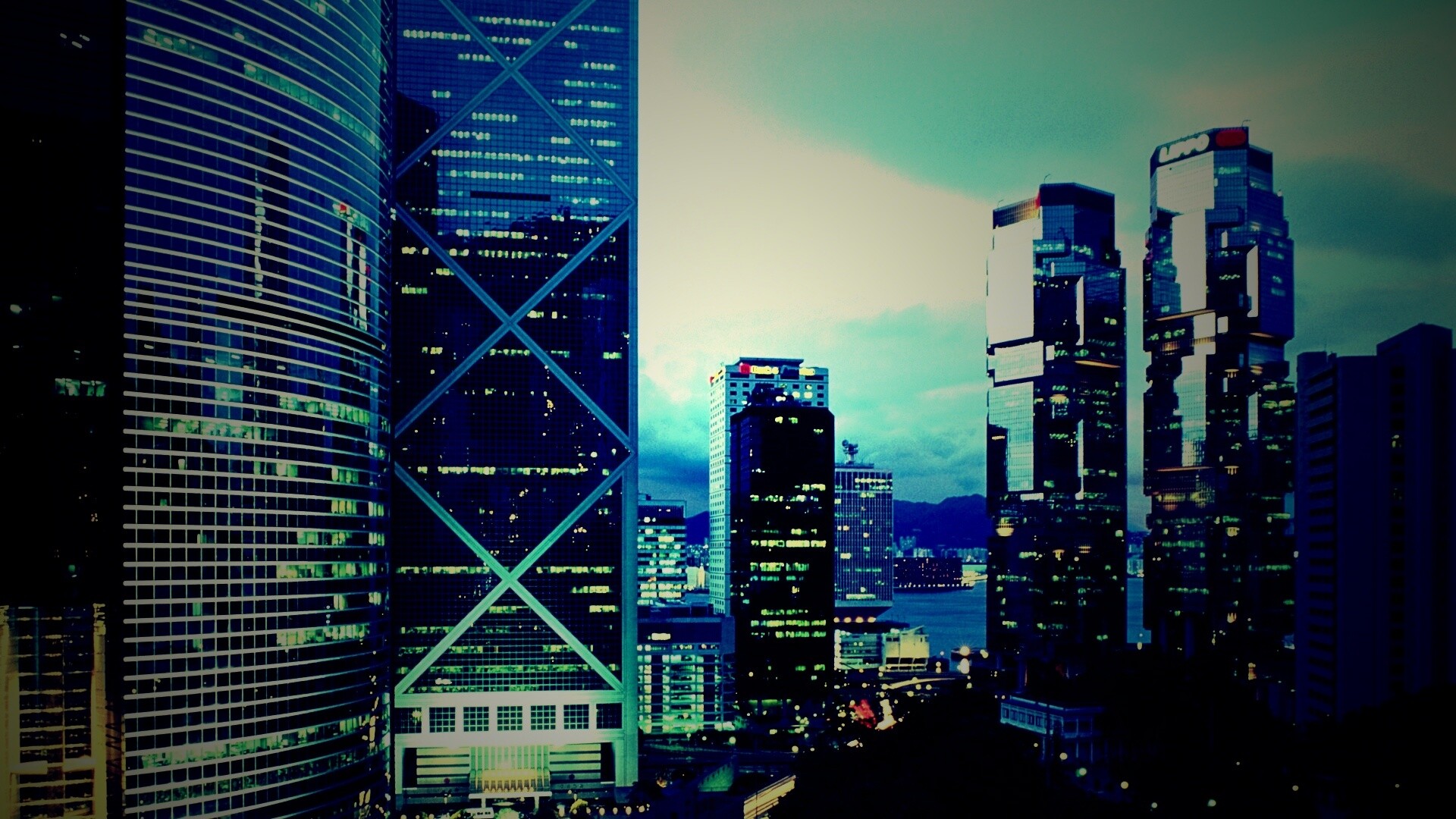 Группа небоскребов обои