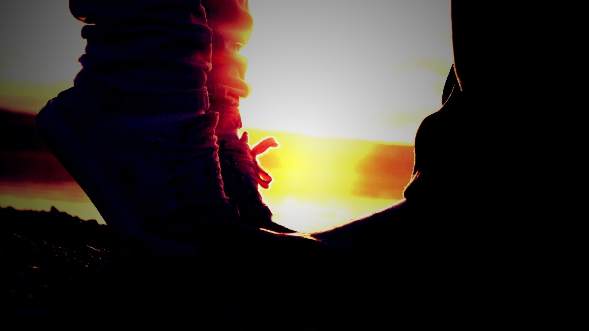 Поцелуй на цыпочках обои