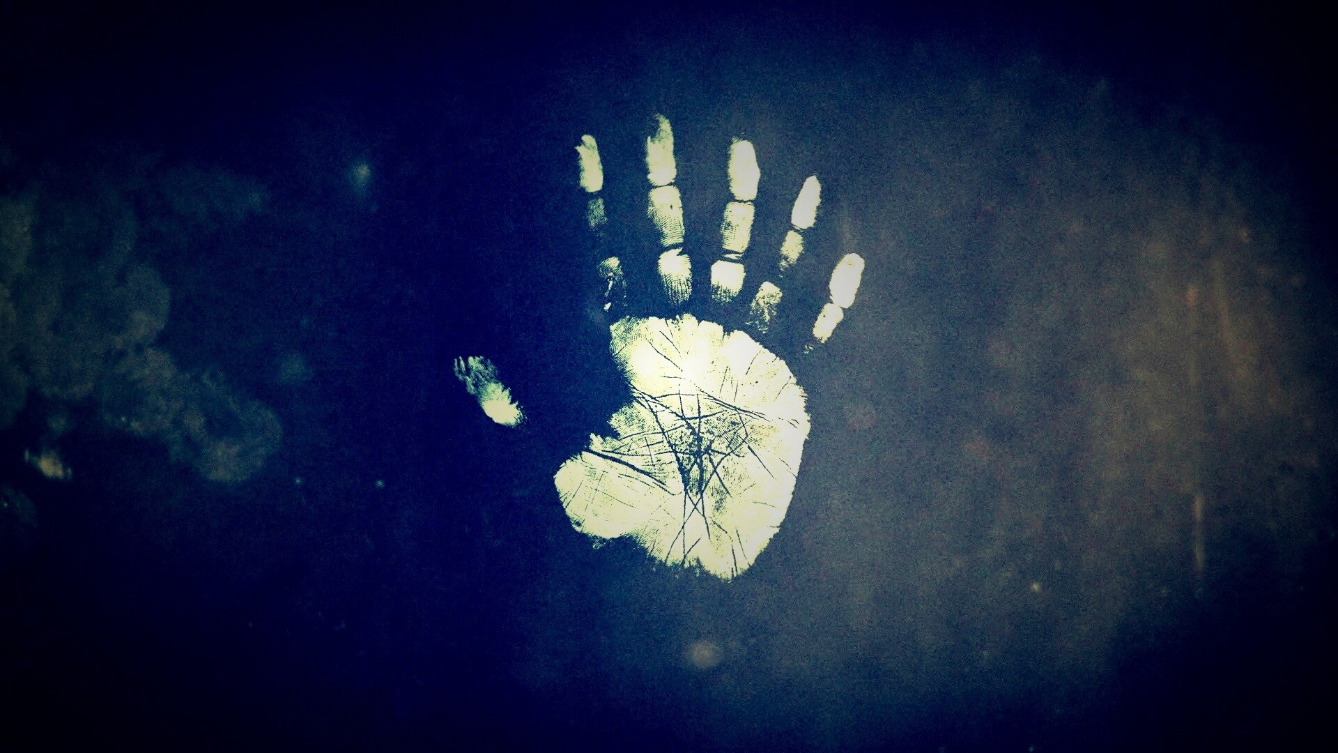 Необычный отпечаток руки обои