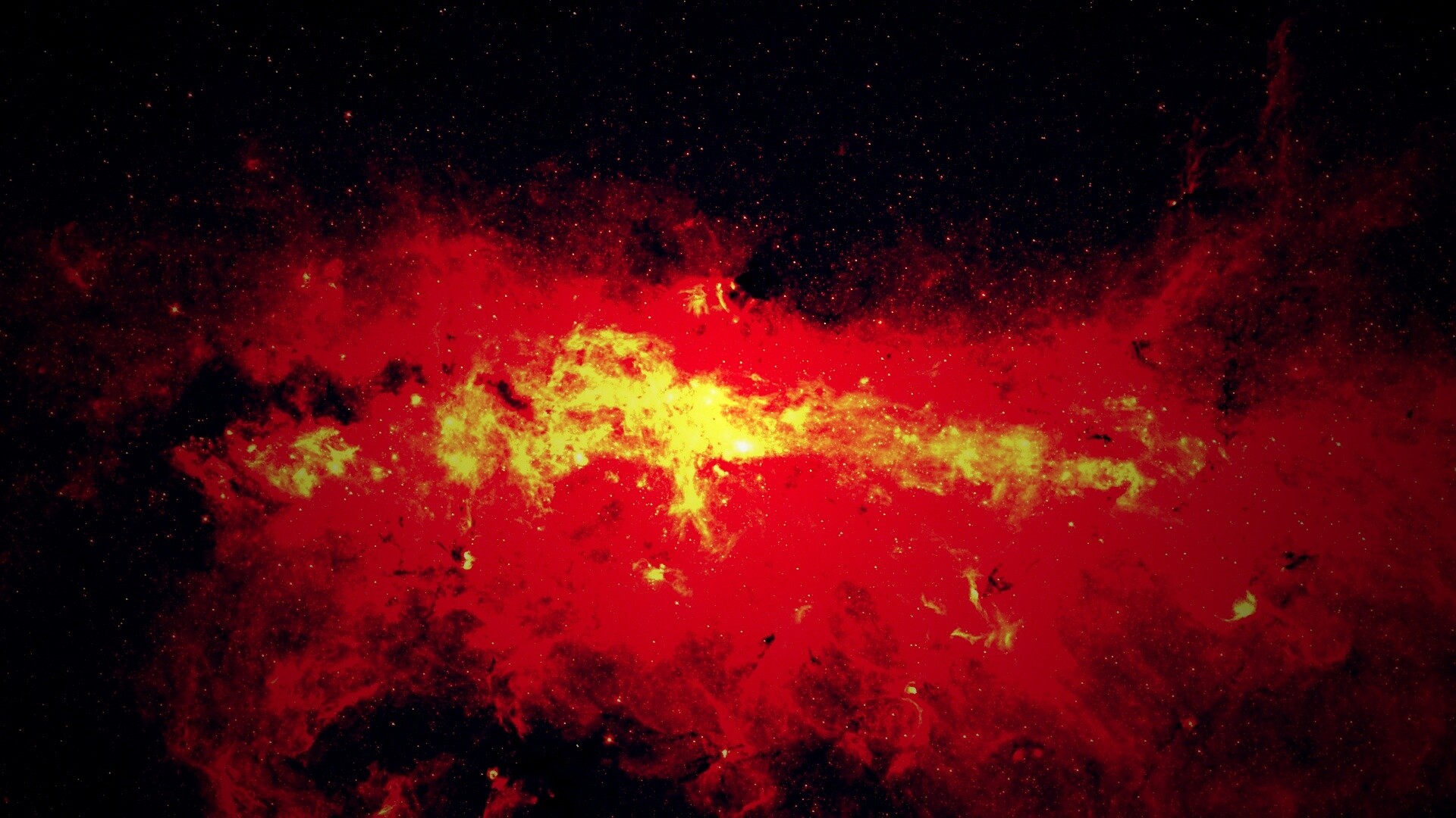 Кроваво-красная бездна обои