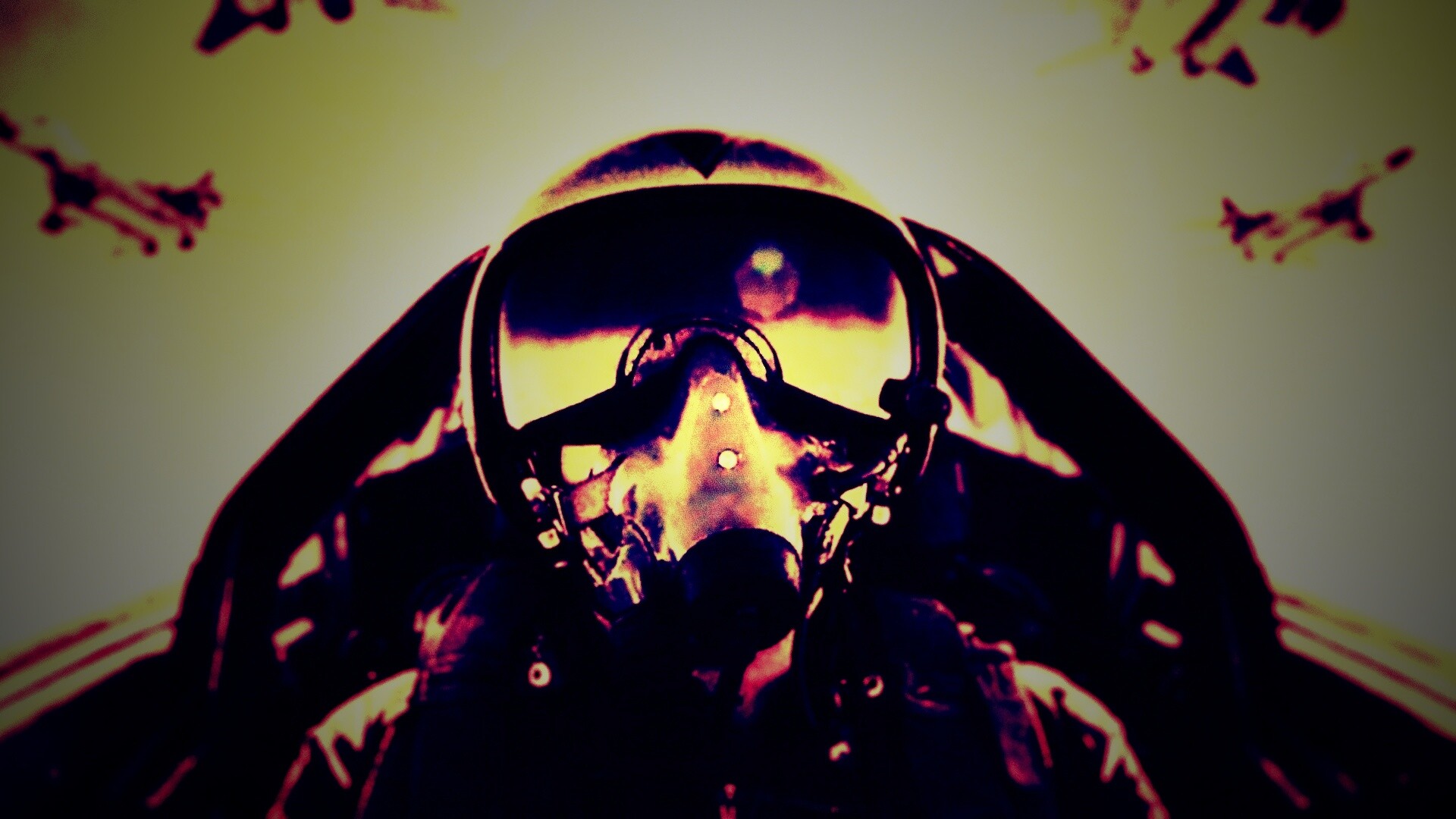 Пилот истребителя обои