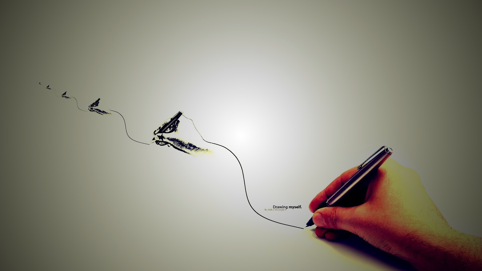 Рисунок - рекурсия обои