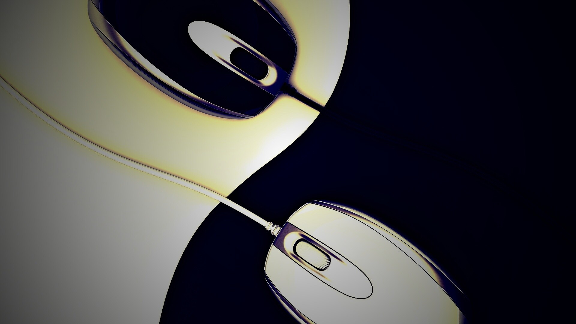 Инь Янь мышки обои