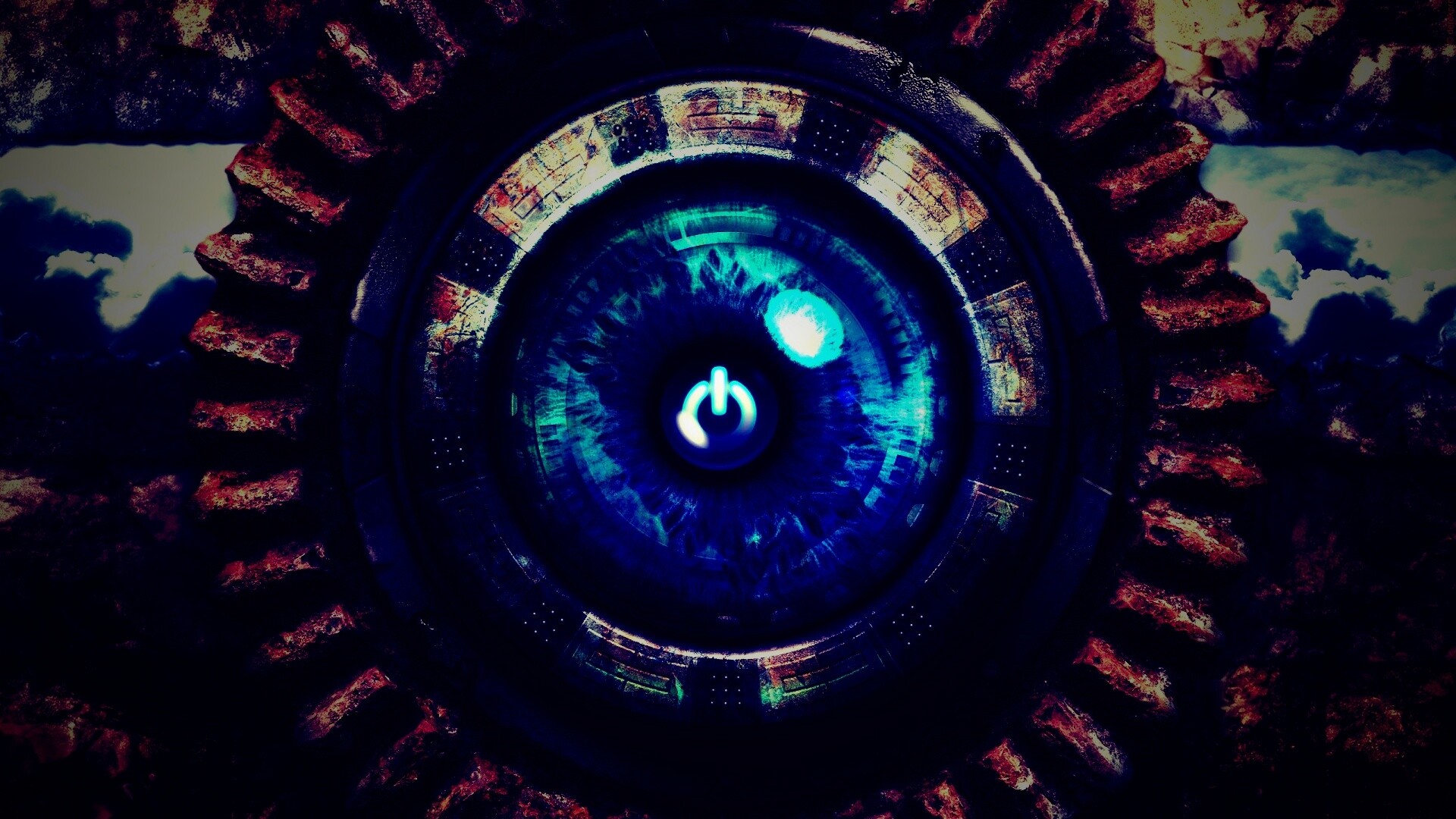 Фэнтезийная кнопка выключения обои