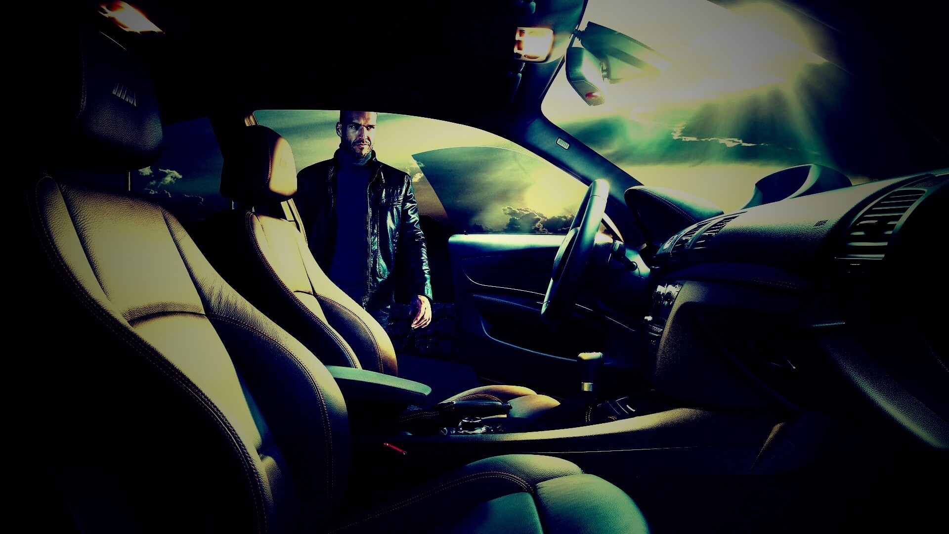 Салон автомобиля BMW обои