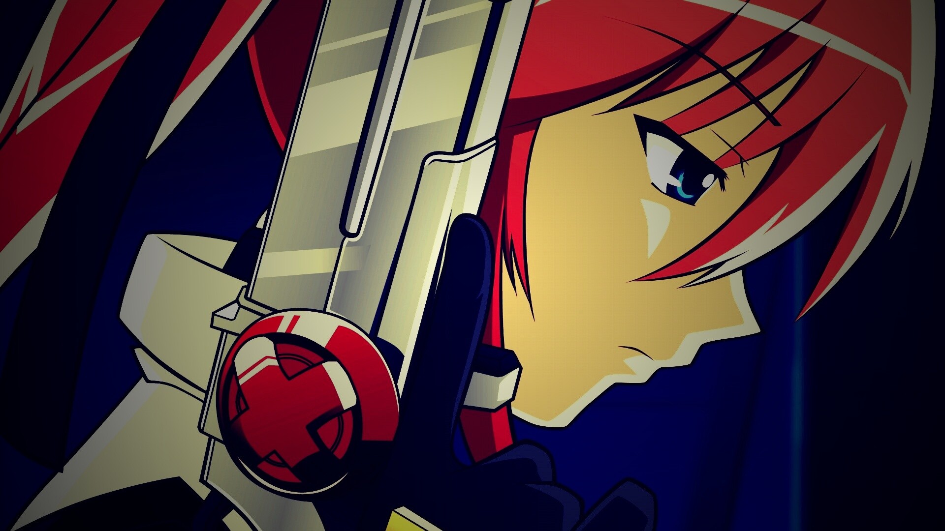 Девушка с пистолетом обои