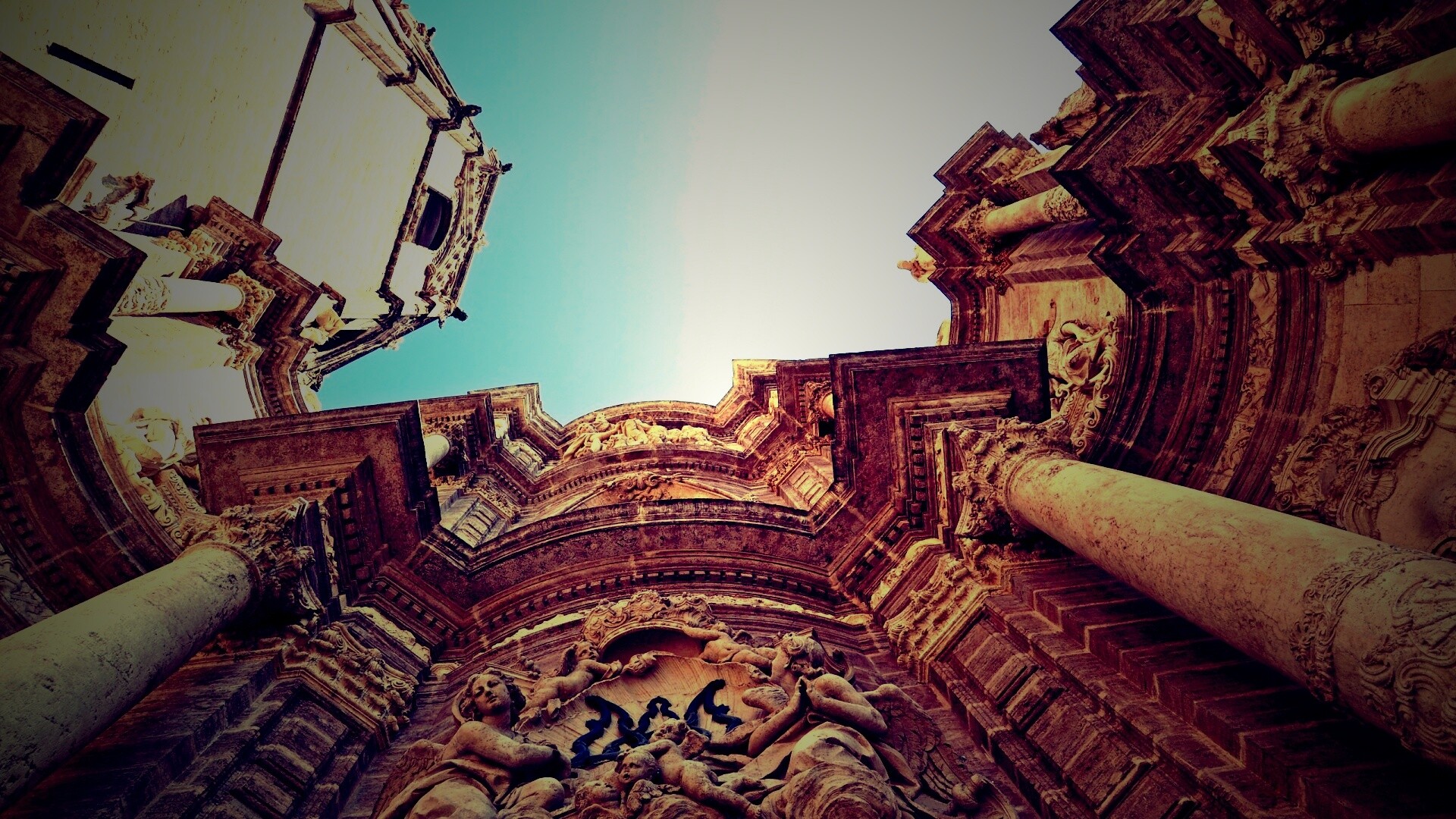 Памятник античного искусства обои