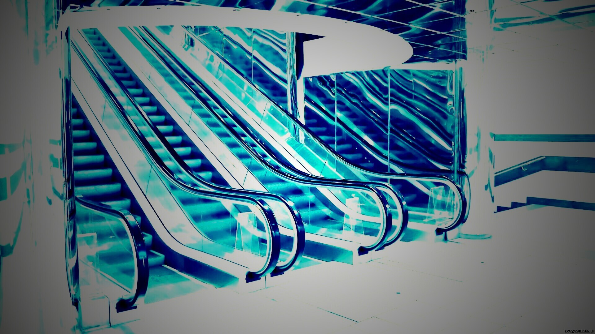 Современный эскалатор обои