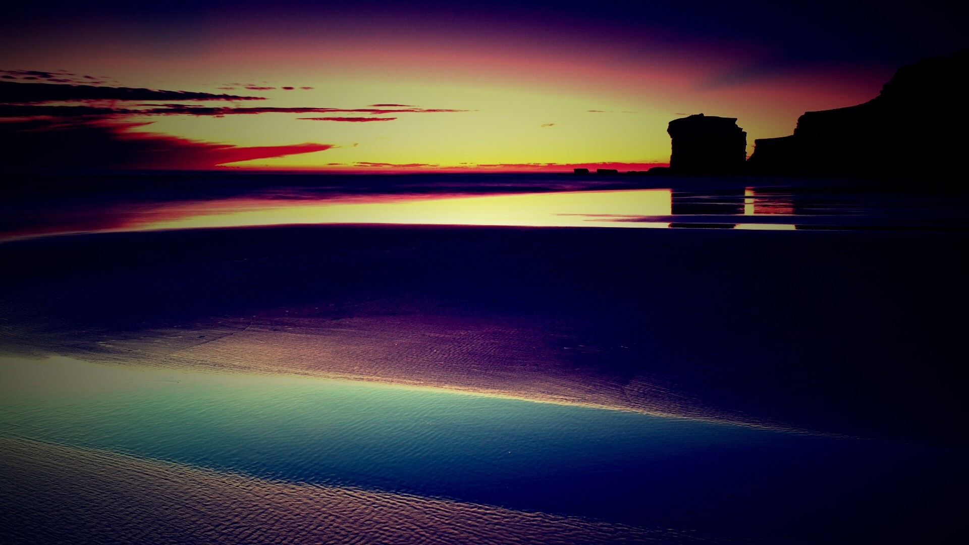 Песчанная отмель обои