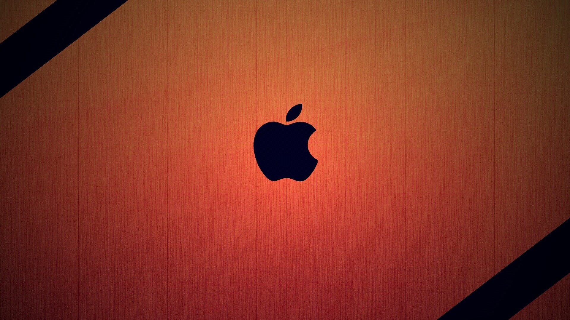 Apple на деревянном покрытие обои