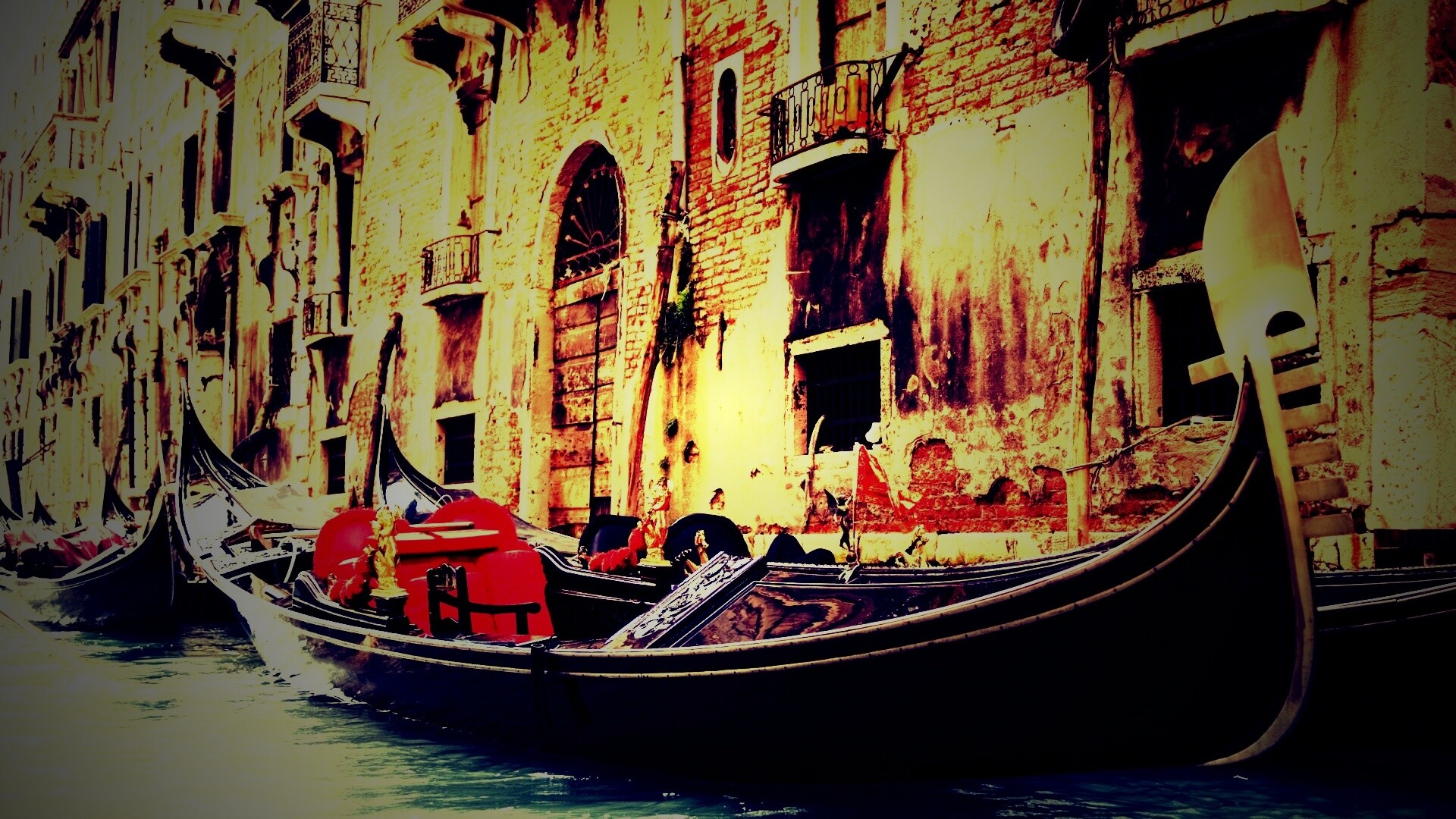 Венецианские гондолы обои