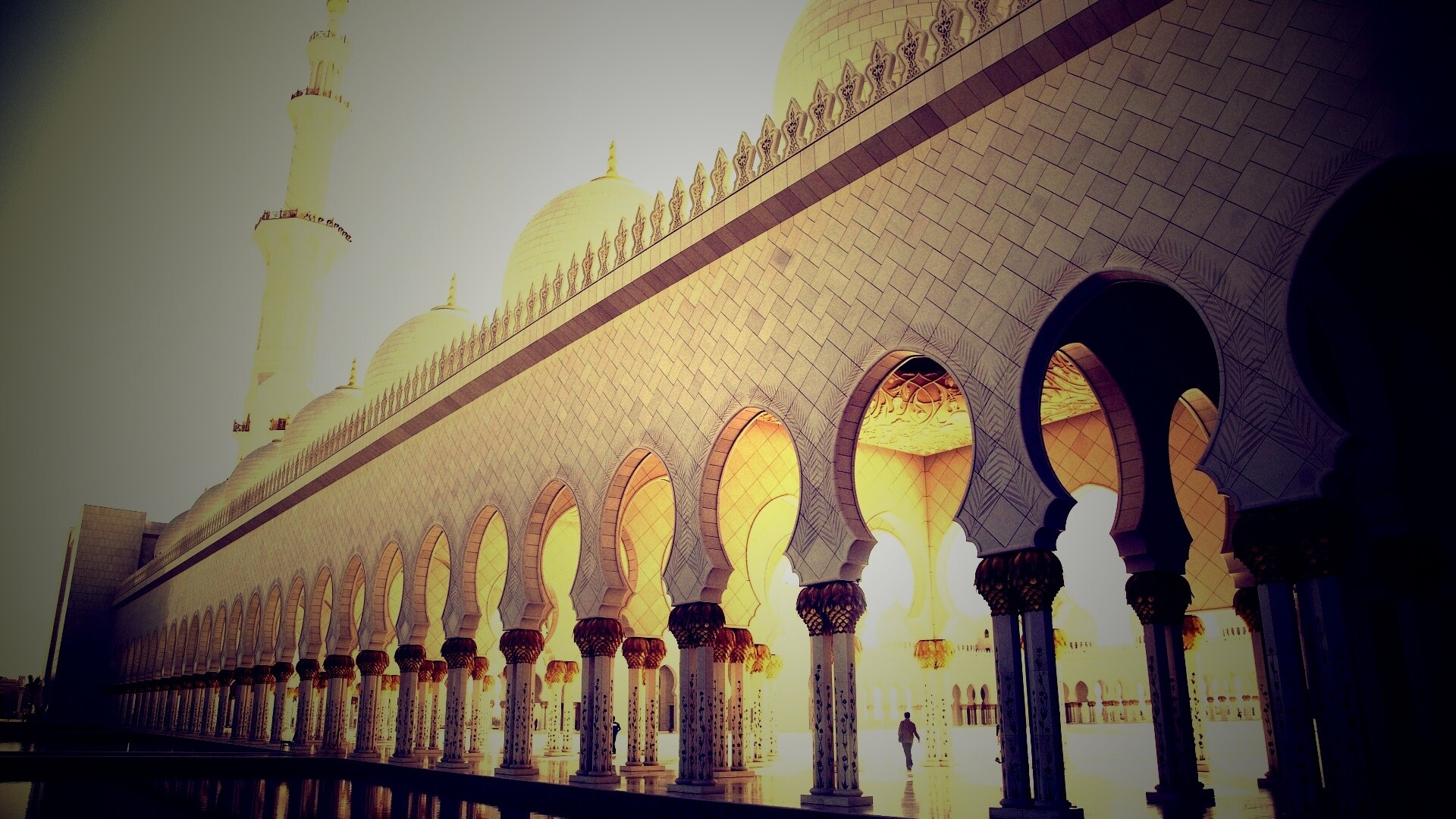 Мечеть шейха в Абу-Даби обои