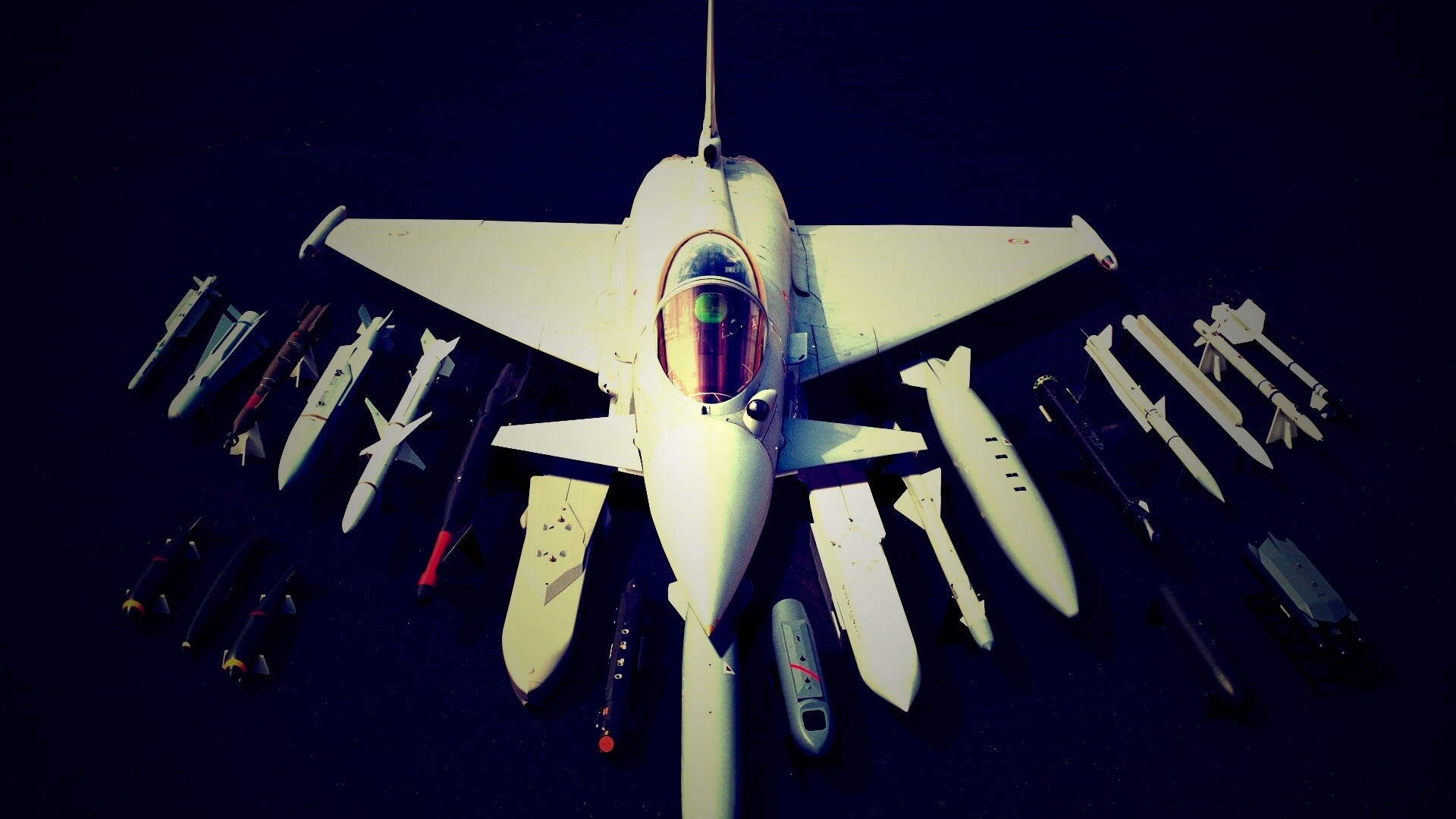 Истребитель и состовляющие обои