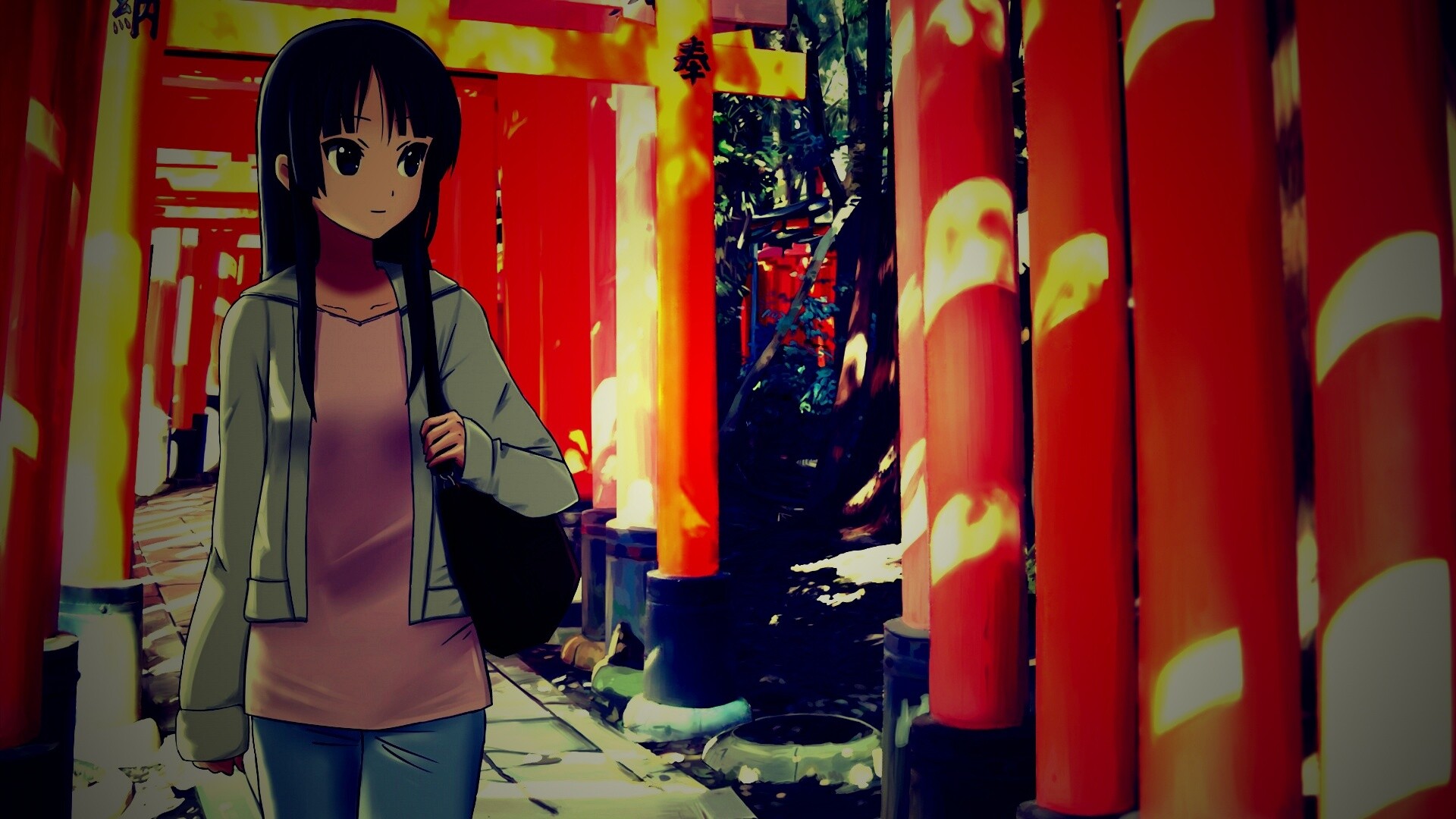 Акияма Мио обои