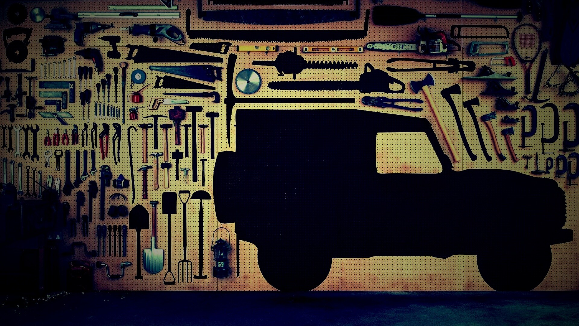 Типичный гараж обои