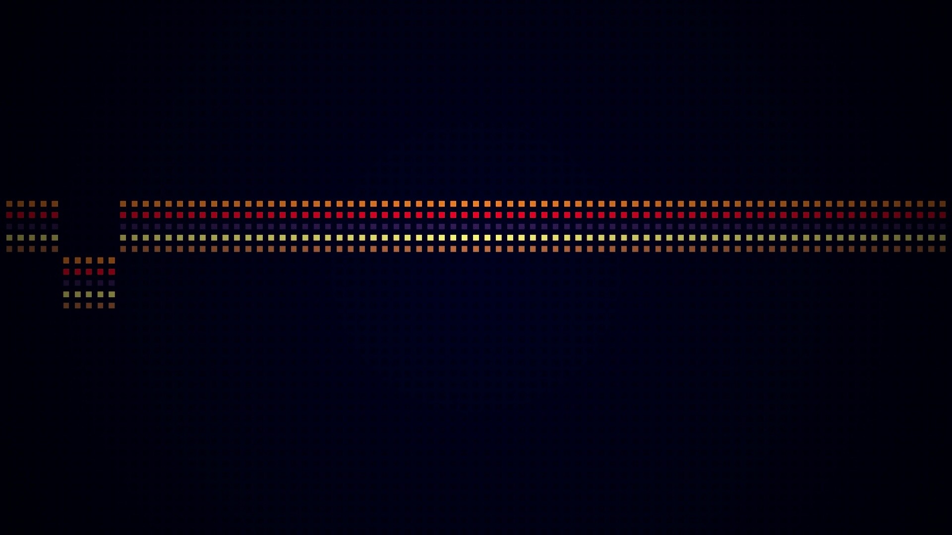 Пиксельная радуга обои