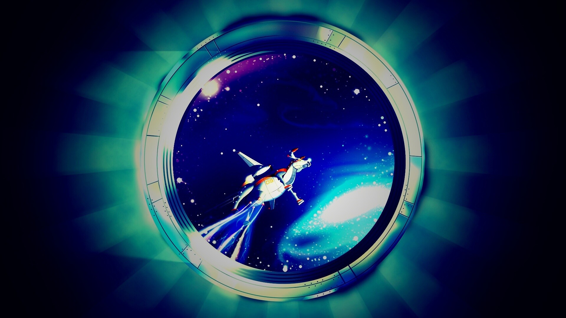 Космическая корова обои