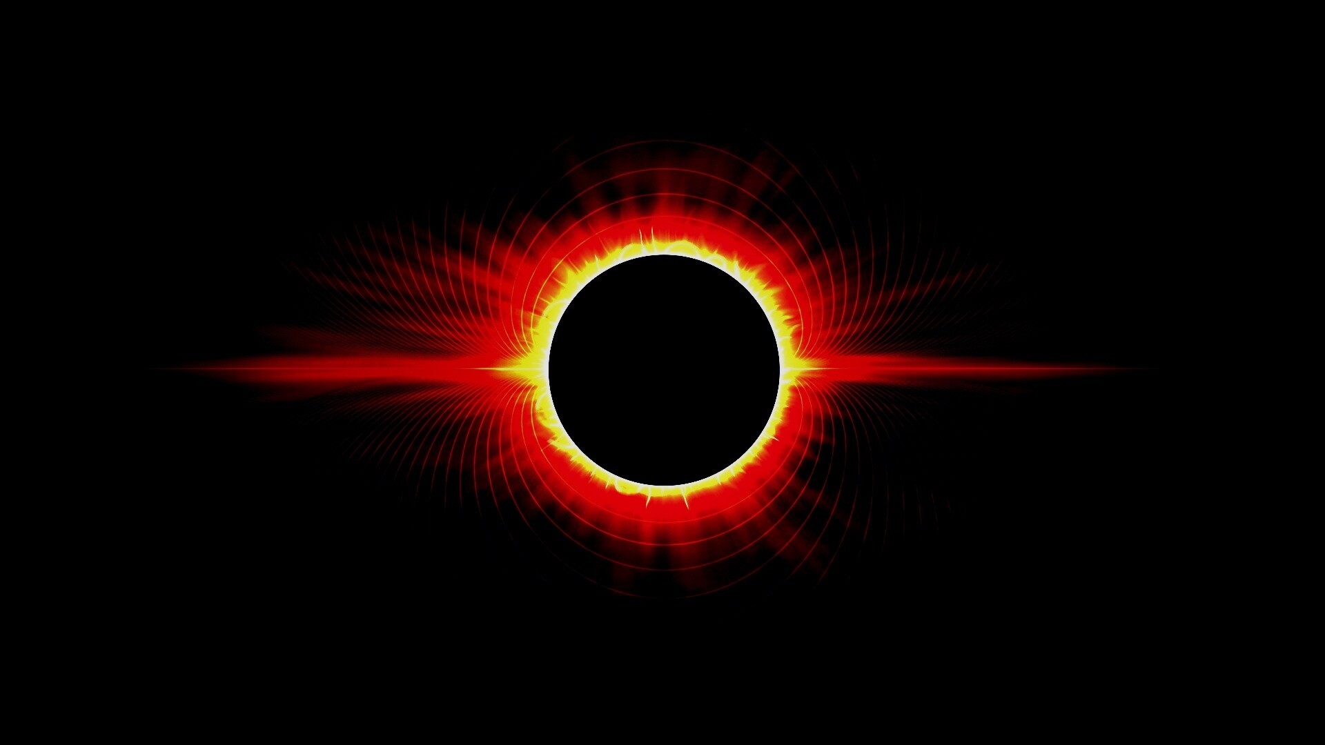 Солнецное затмение обои