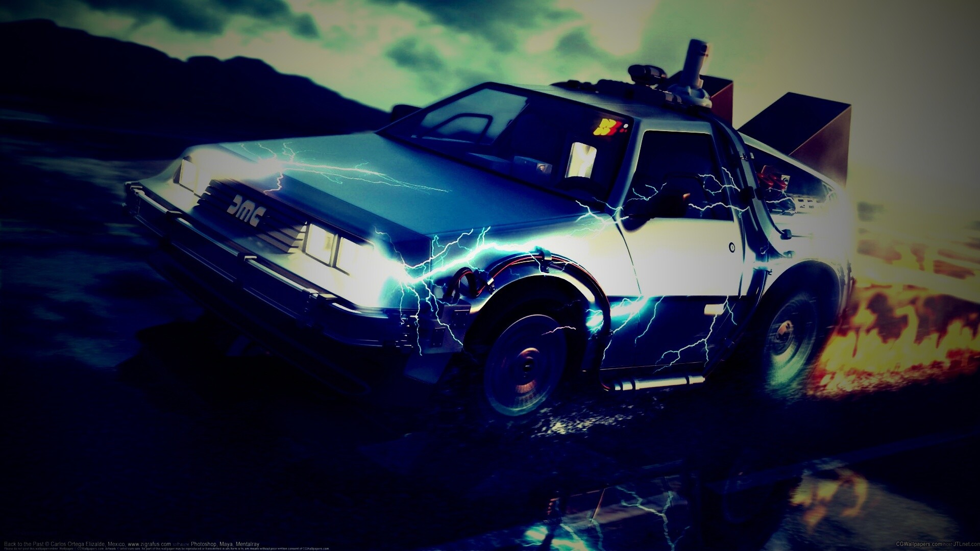 Машина времени обои