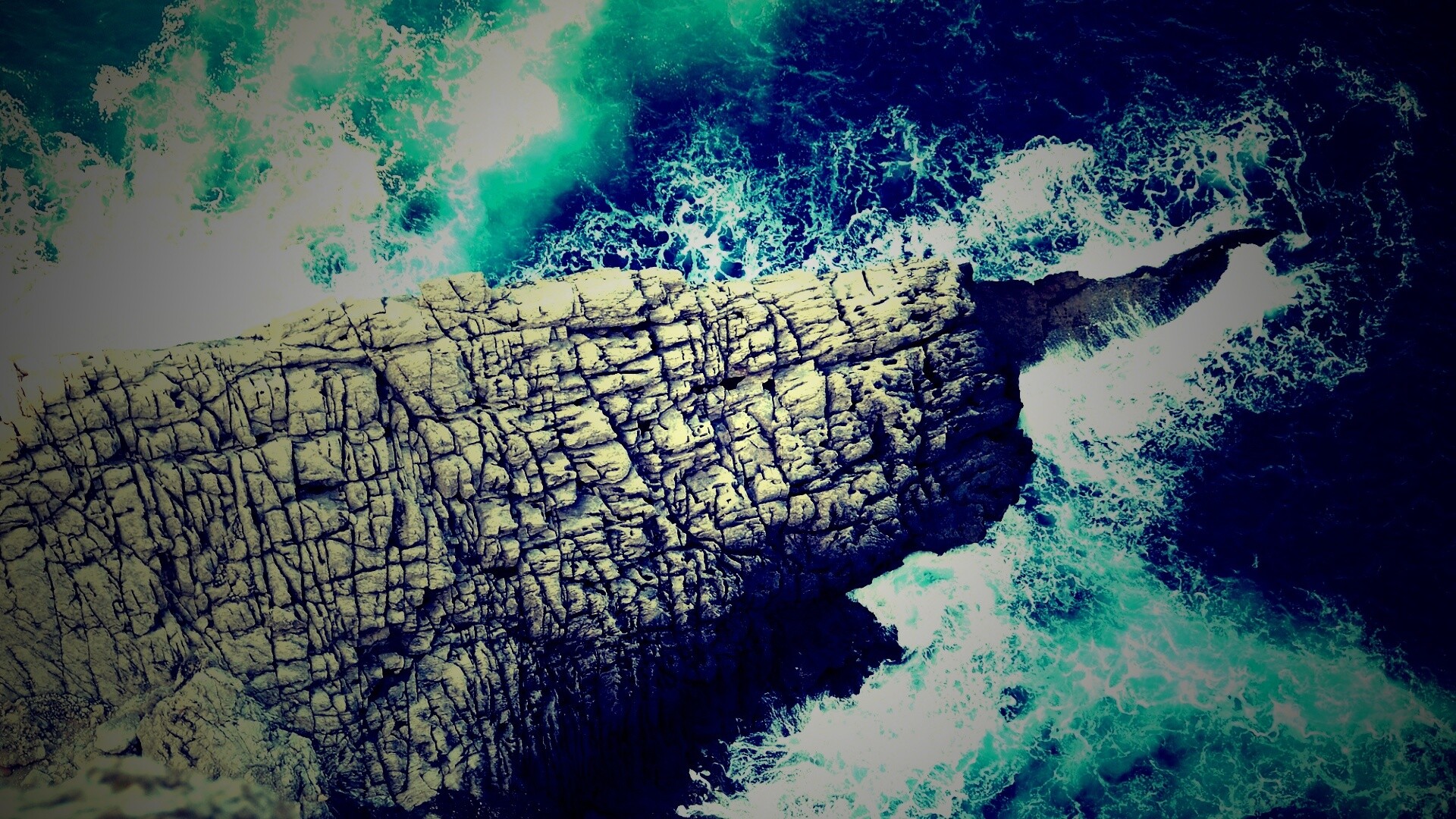 Водораздел в море обои