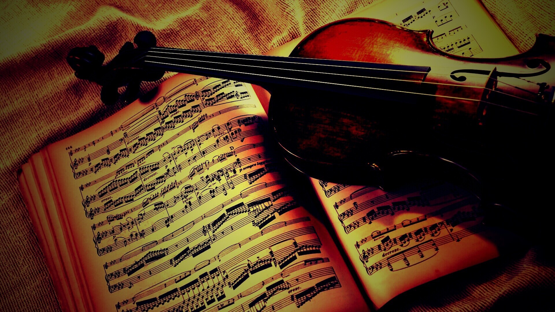 Скрипка обои