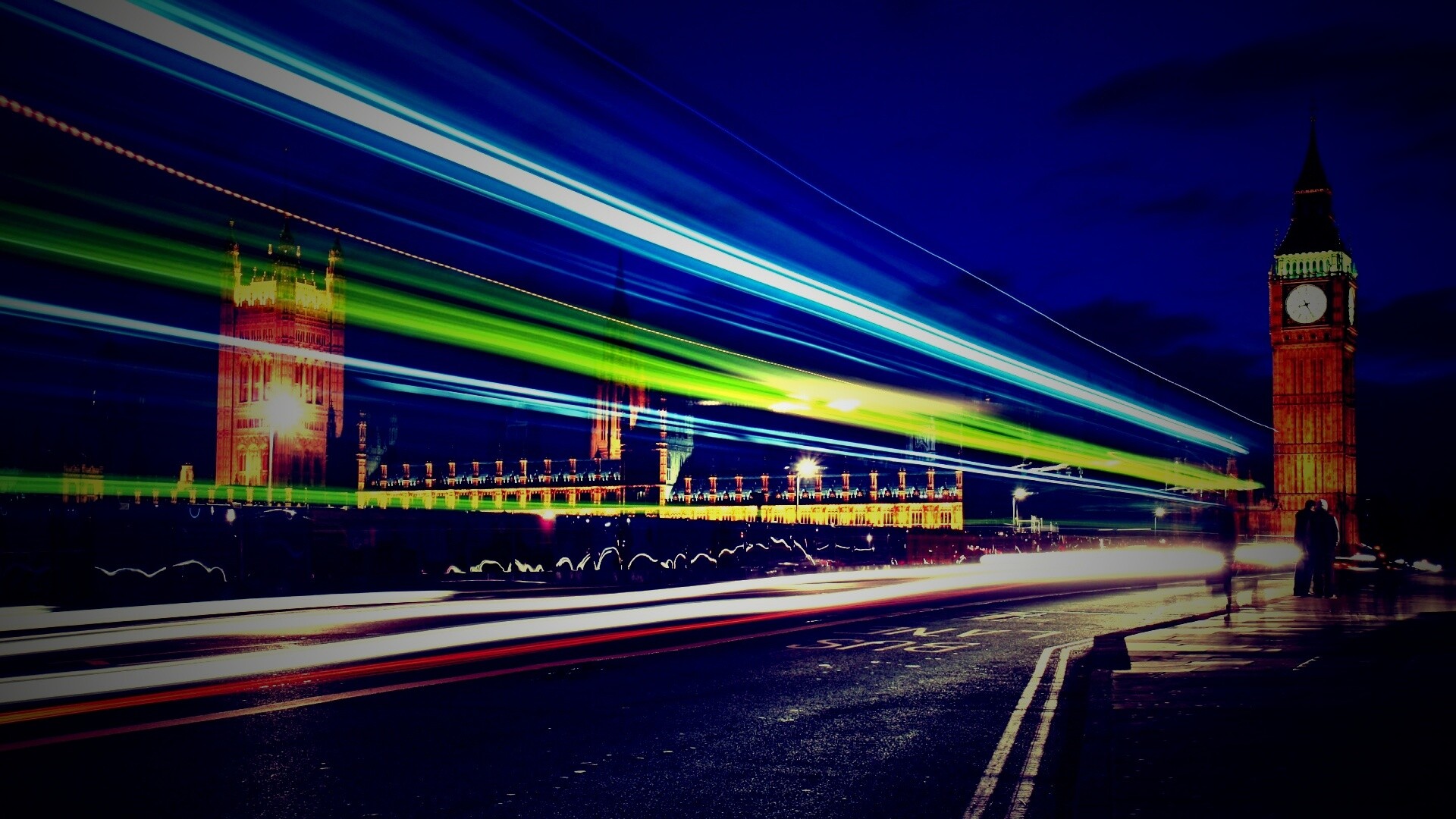 Лондон в движении обои
