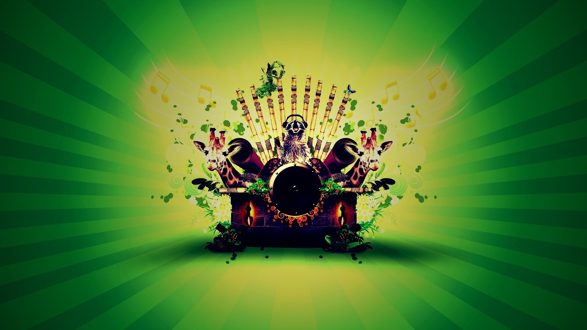 Музыка джунглей обои
