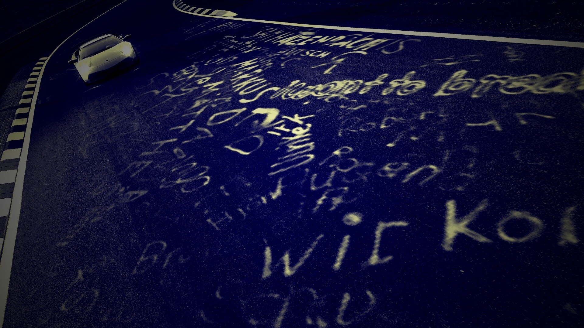 Lamborghini на треке в Grand Turismo 5 обои