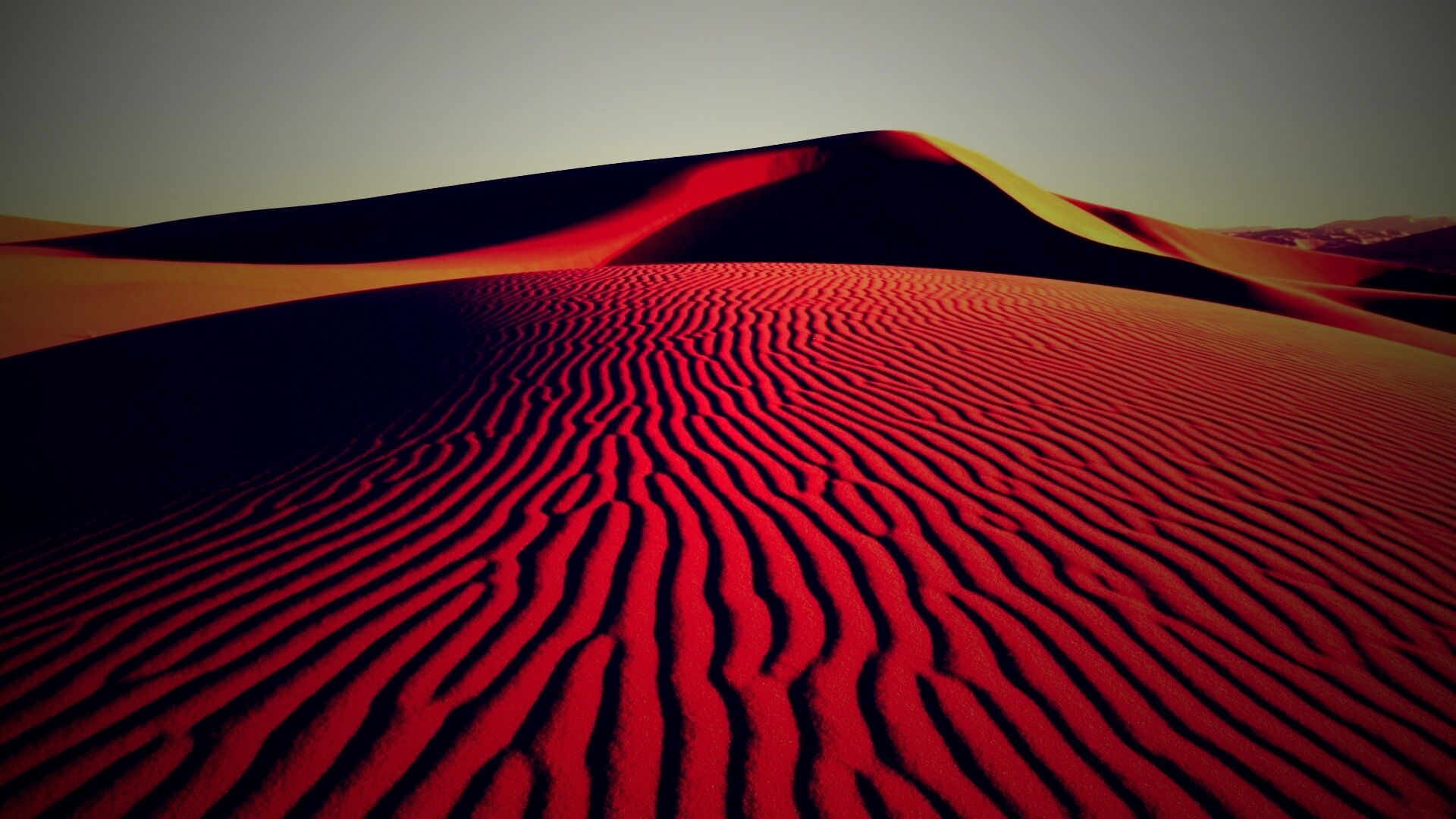 Красные барханы пустыни обои