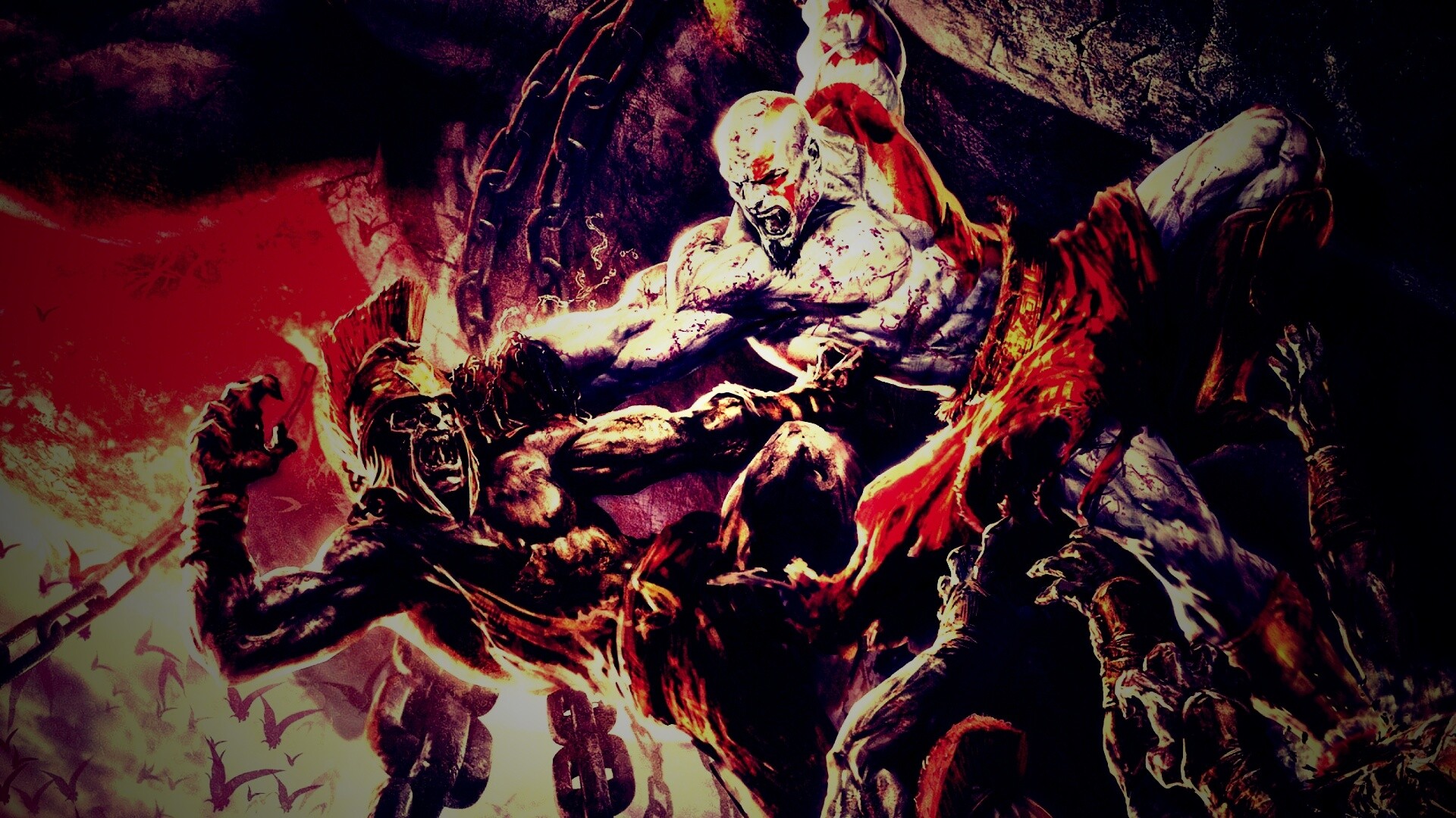 Бог войны обои