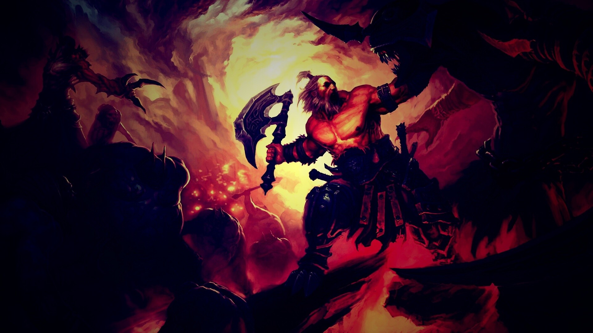 Варвар из Diablo 3 обои