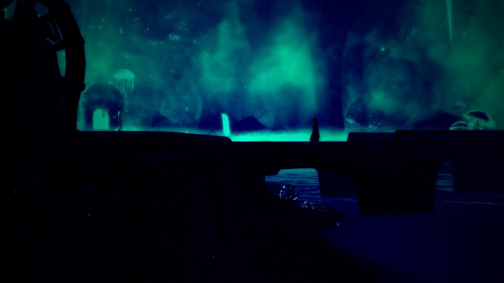 Светящийся путь обои