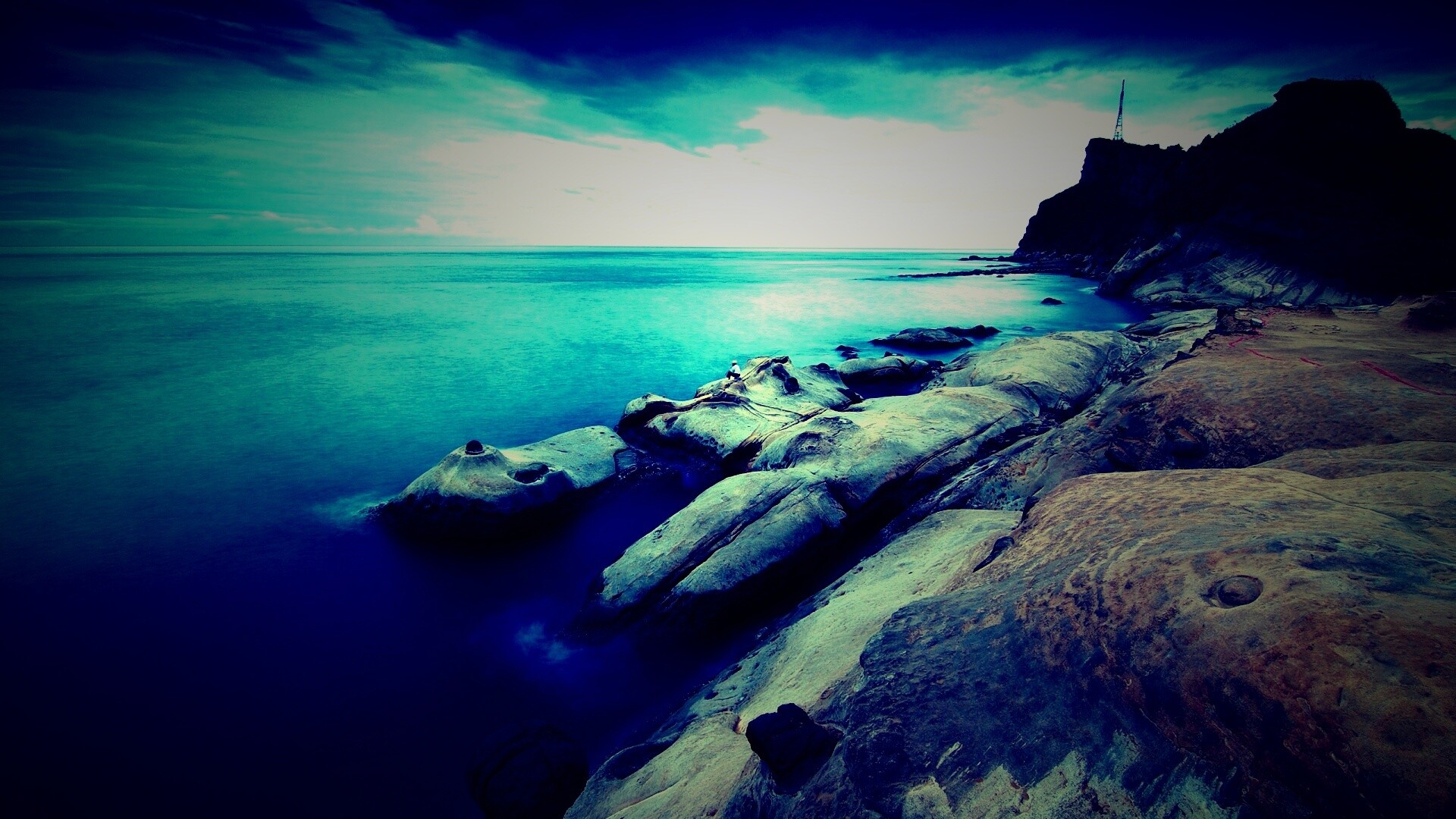 Замерзший мыс где-то там обои