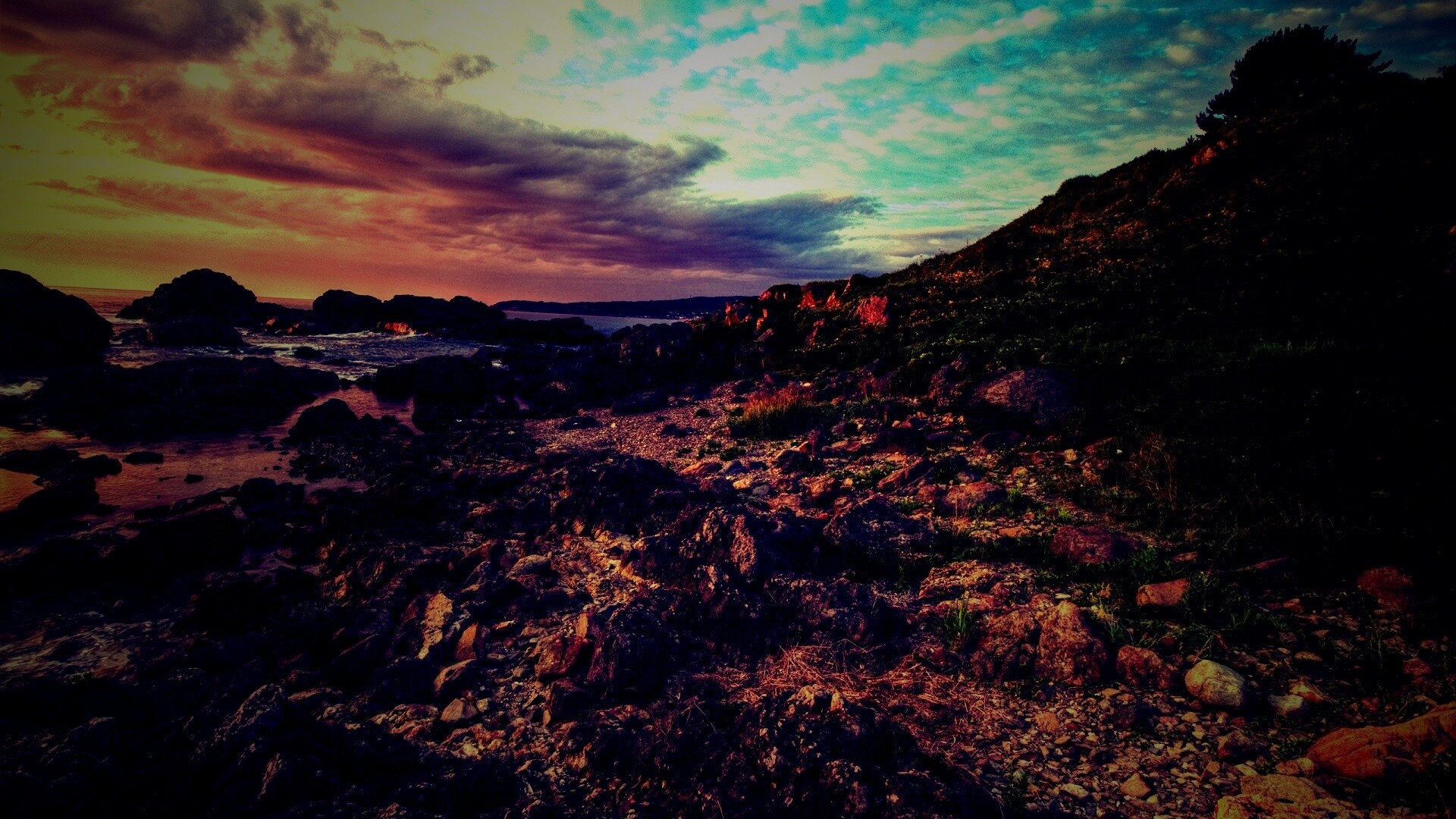 Камни, море... обои