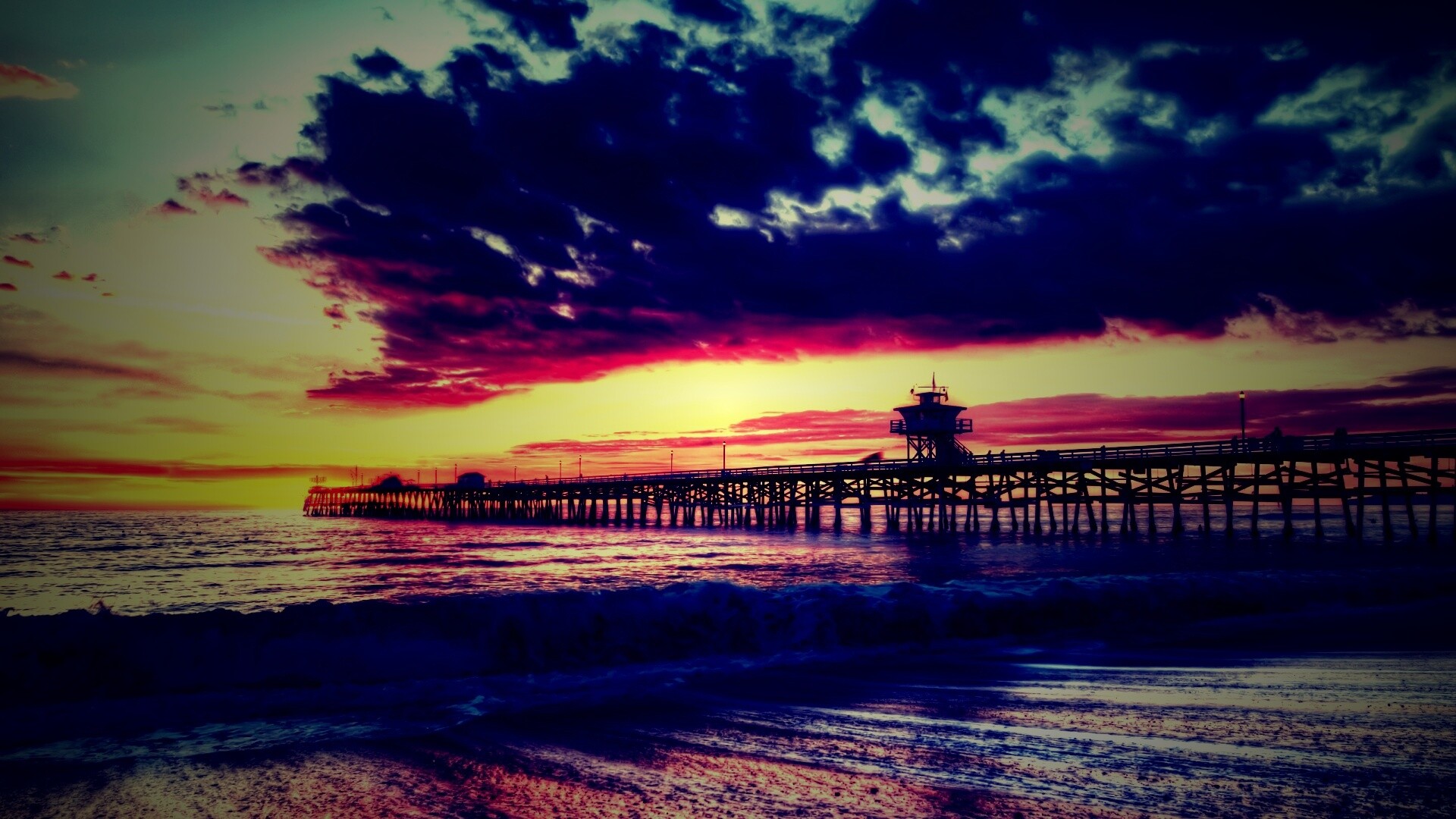 Морской прилив обои