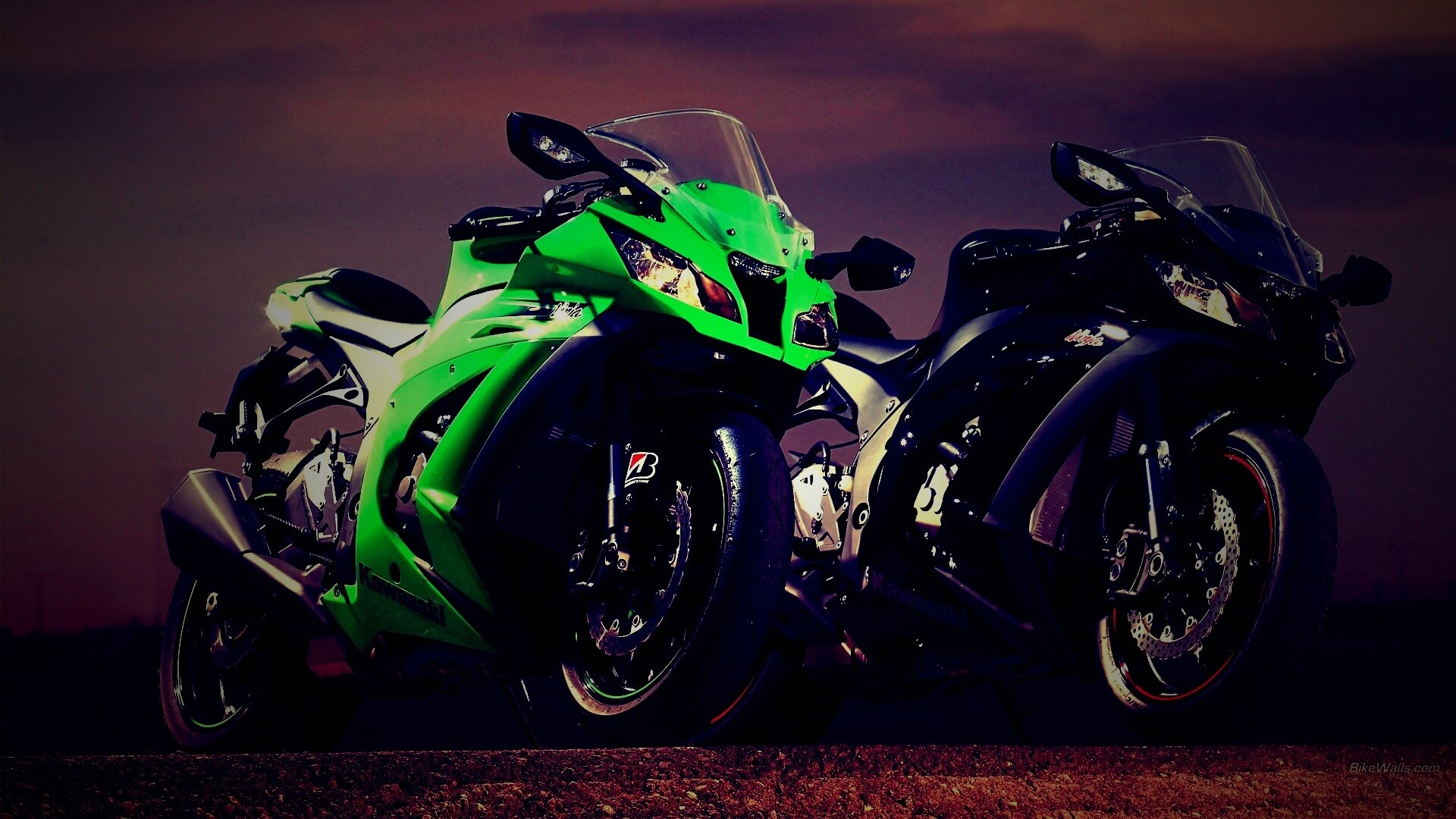 Два Кавасаки обои