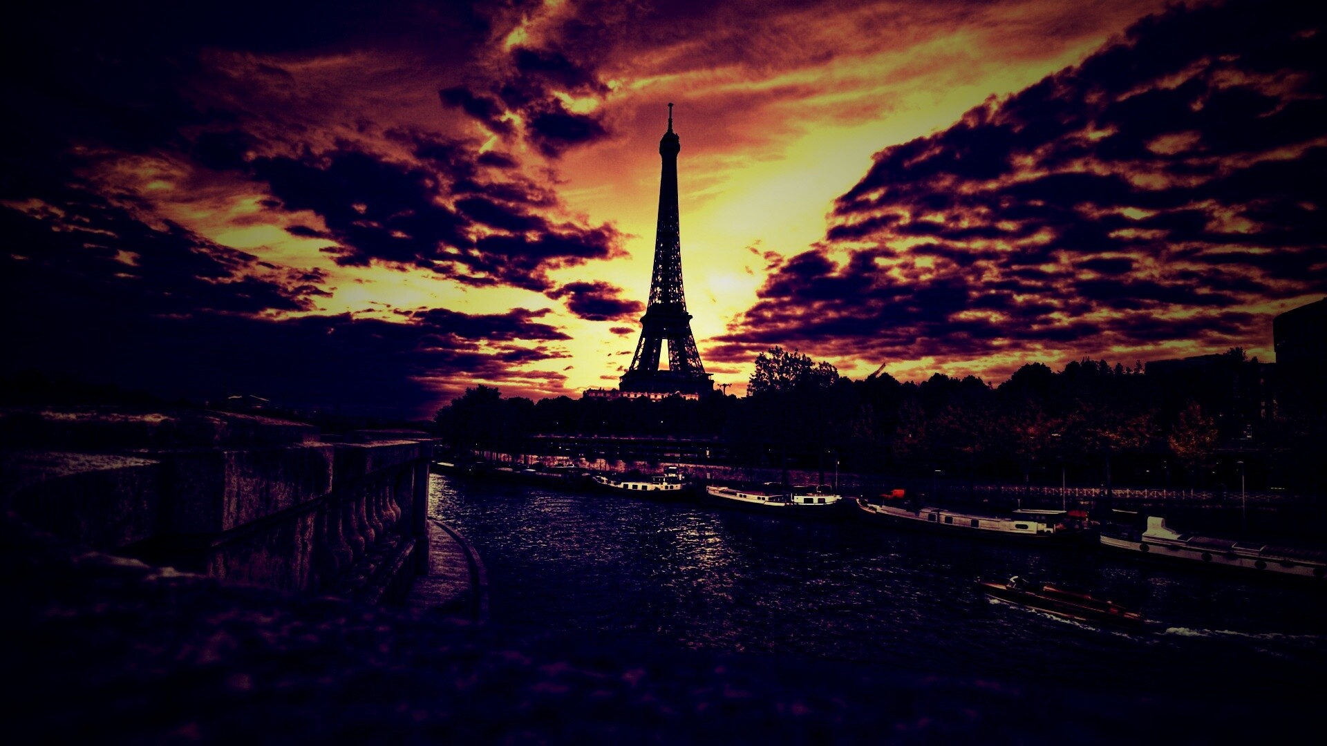 Башня Эйфеля в Париже обои