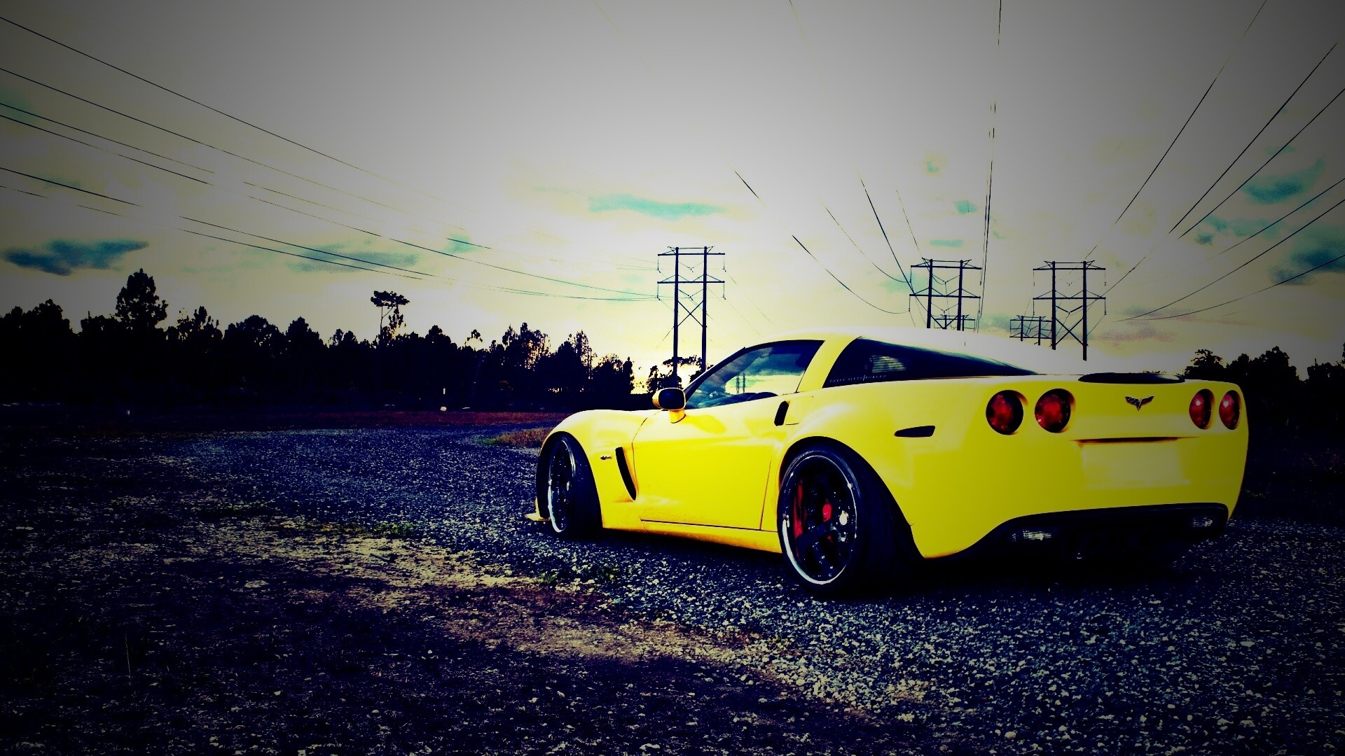 Chevrolet corvette обои