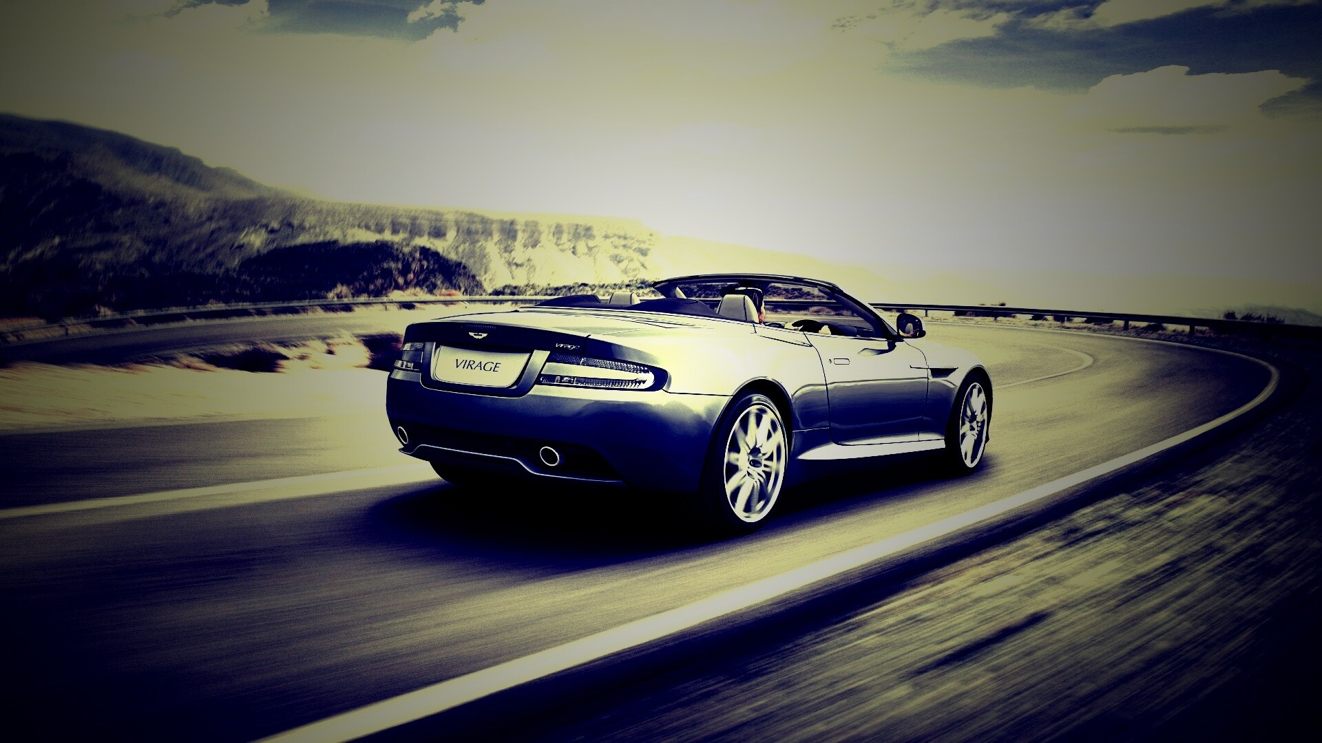 Астон кабриолет обои