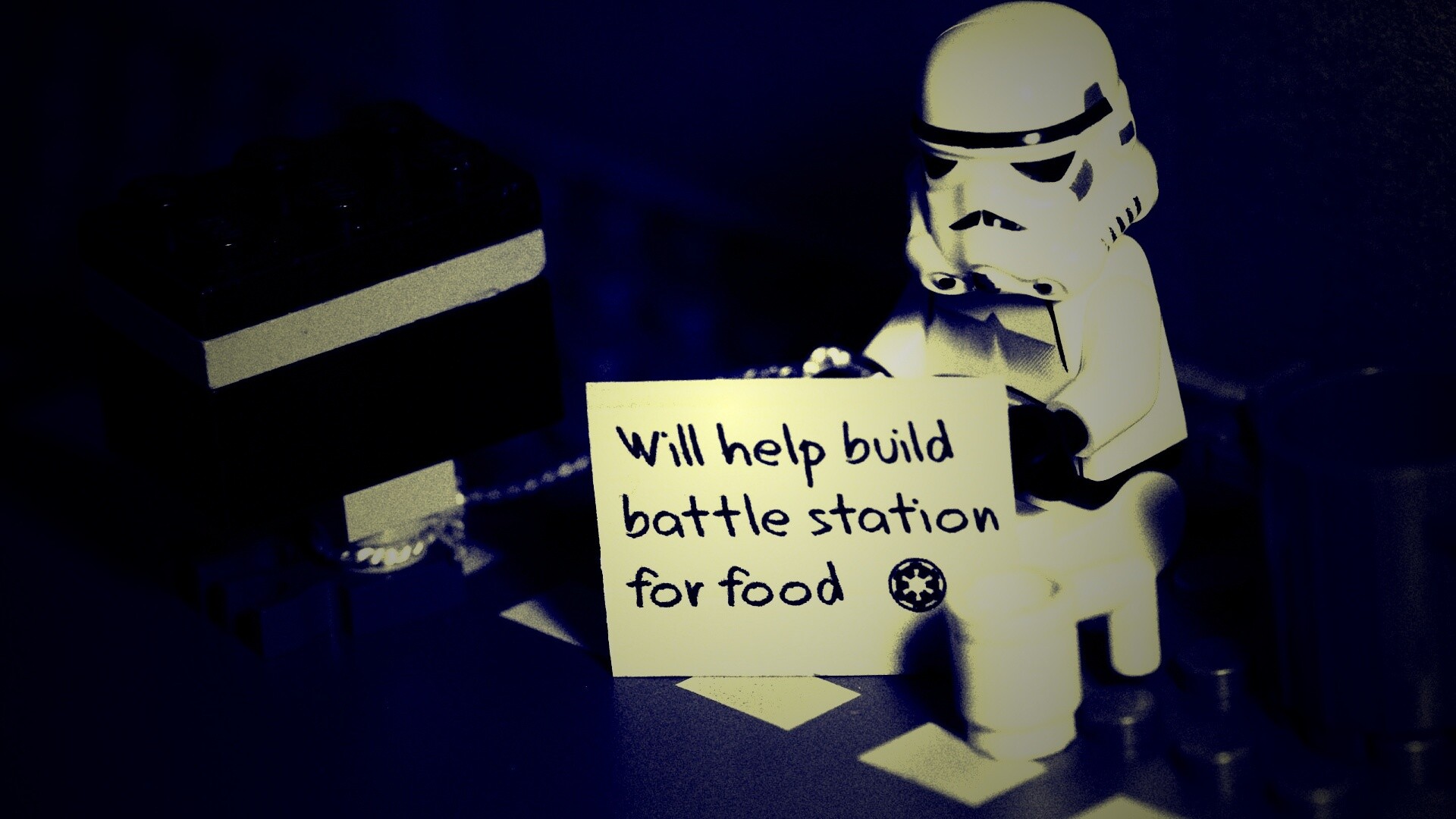 Помогу построить Звезду Смерти за еду обои