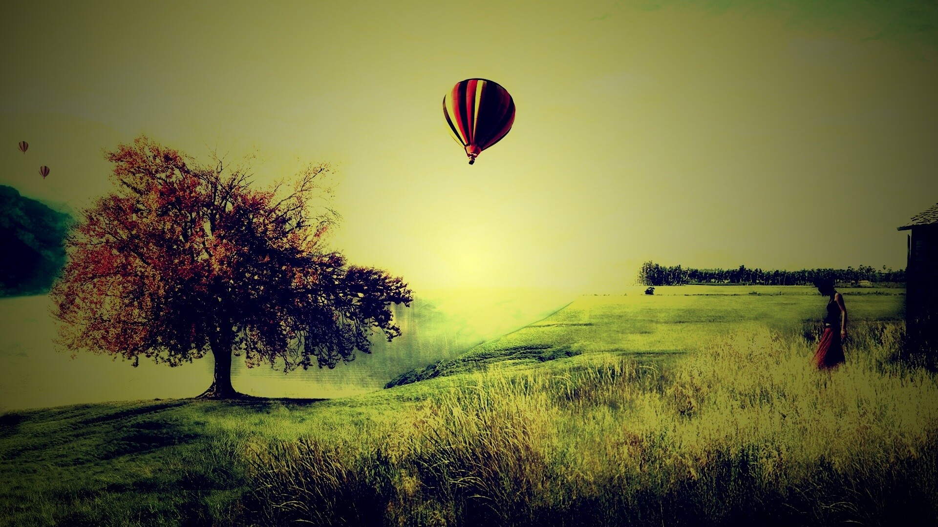 Умиротворенный коллаж обои