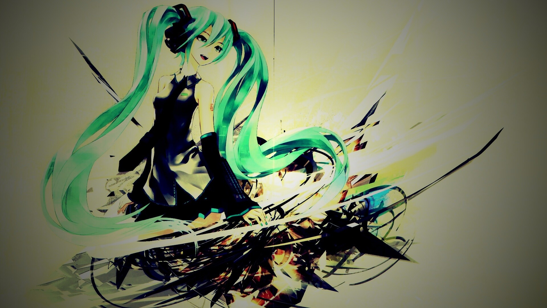 Арт с Хатсуне Мику обои