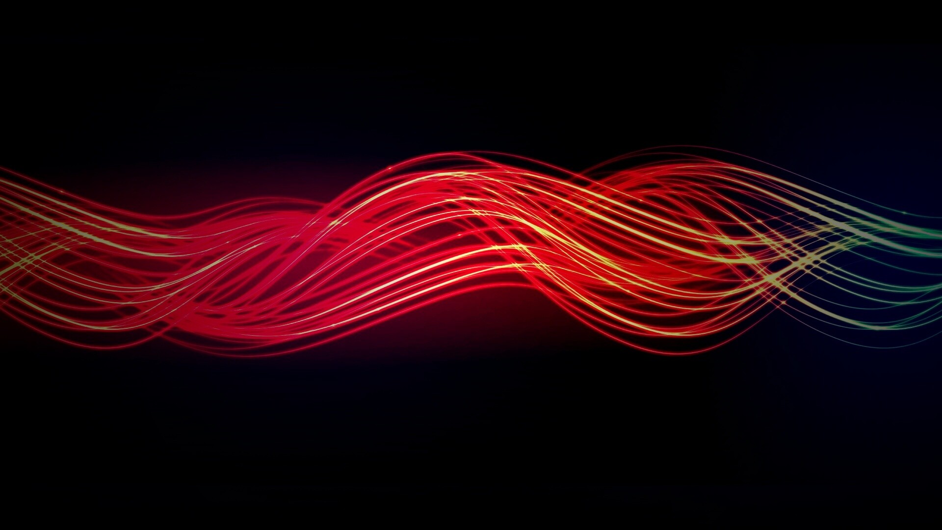 Яркая волна обои