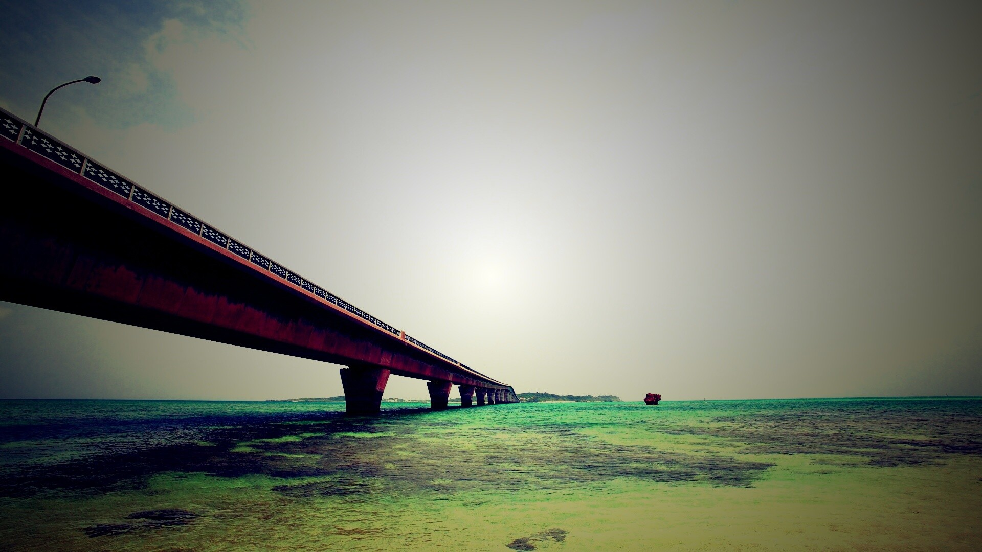 Мост до острова обои