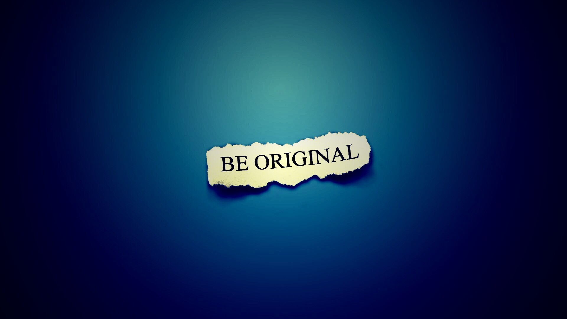 Будь оригинален обои
